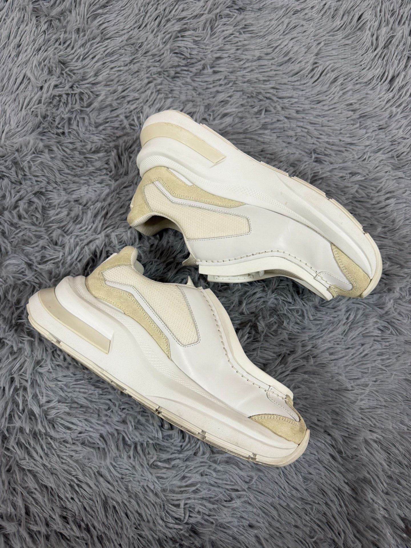 Prada Prada Collab White Lowtop Sneakers 7.5 Men Size US 7.5 / EU 40-41 - 3 Thumbnail
