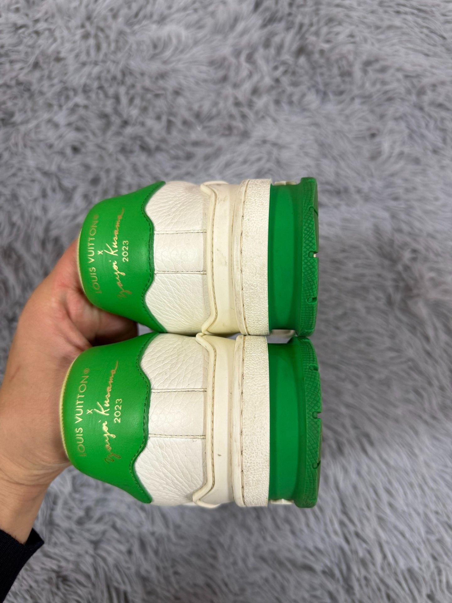 Louis Vuitton Louis Vuitton Training Green Lowtop Sneakers 7.5 Men Size US 7.5 / EU 40-41 - 4 Thumbnail