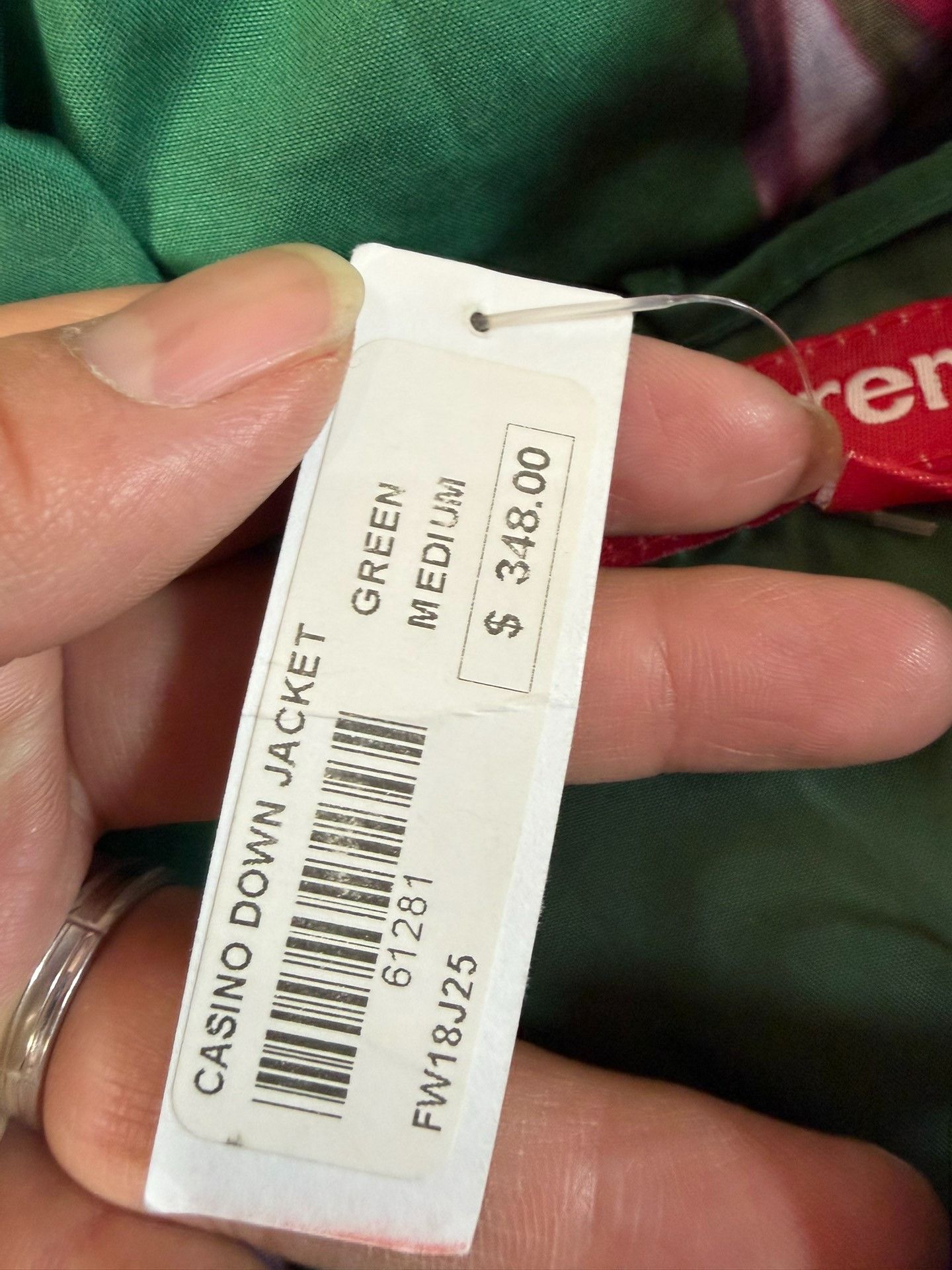 Supreme Supreme Down Green Heavy Coat m Men Size US M / EU 48-50 / 2 - 4 Thumbnail