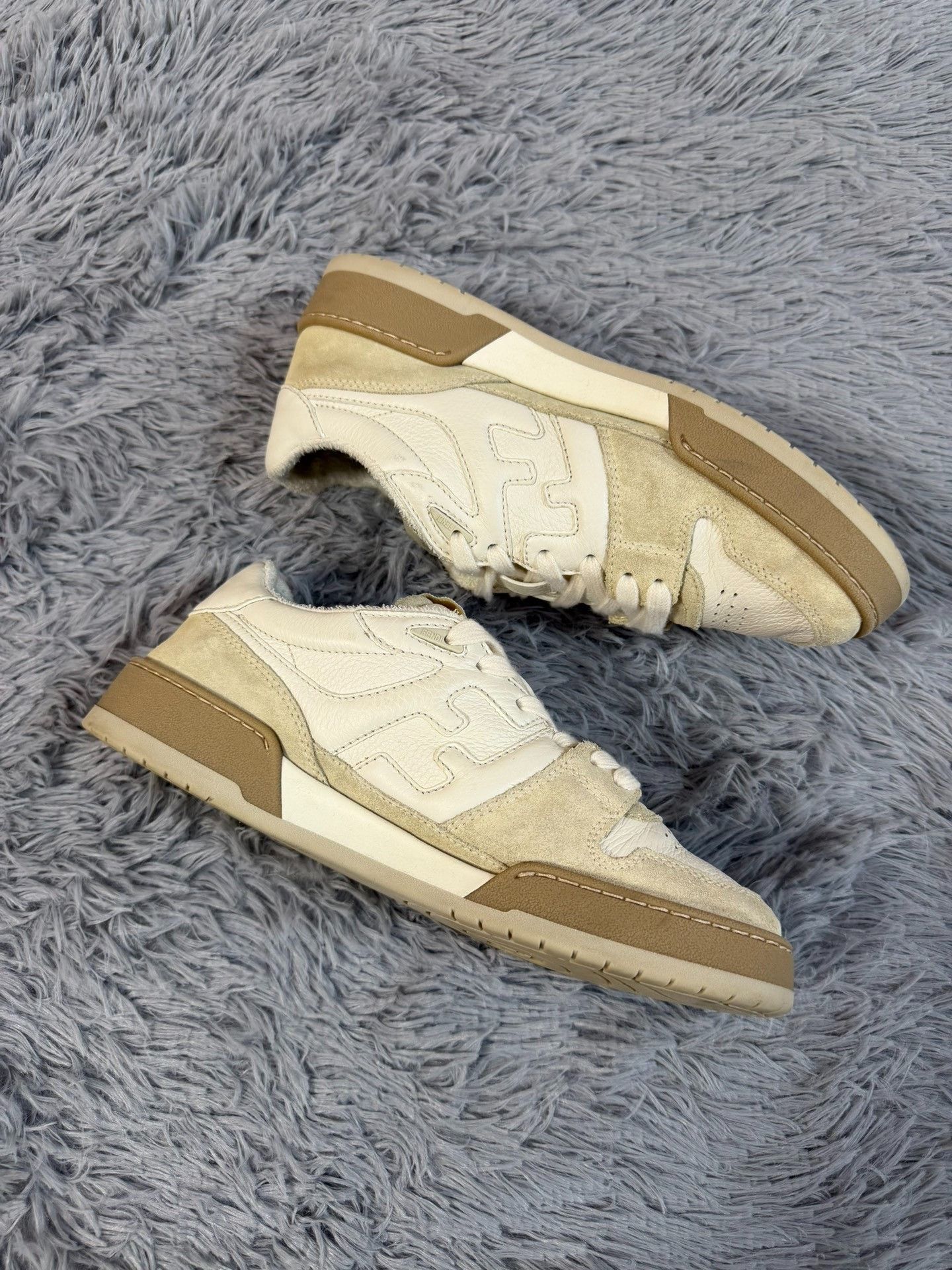 Fendi Fendi White Lowtop Sneakers 7.5 Men Size US 7.5 / EU 40-41 - 3 Thumbnail