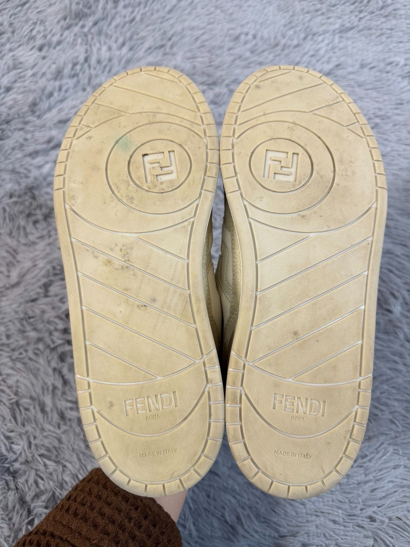 Fendi Fendi White Lowtop Sneakers 7.5 Men Size US 7.5 / EU 40-41 - 5 Thumbnail