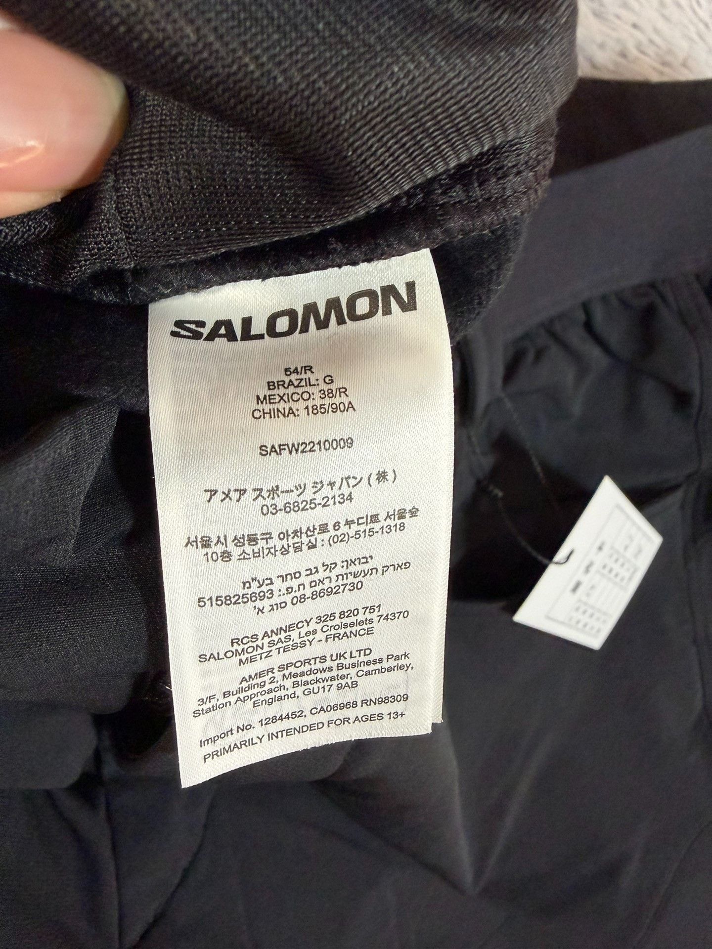 Salomon Salomon Black Denim Jeans 38 Men Size US 38 / EU 54 - 4 Thumbnail
