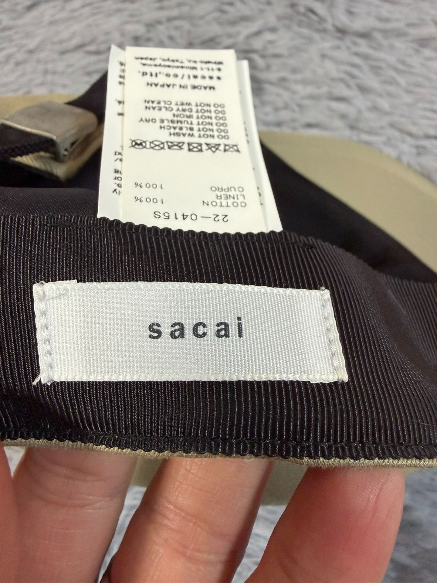 Sacai Sacai Hat one size Men Size ONE SIZE - 3 Thumbnail