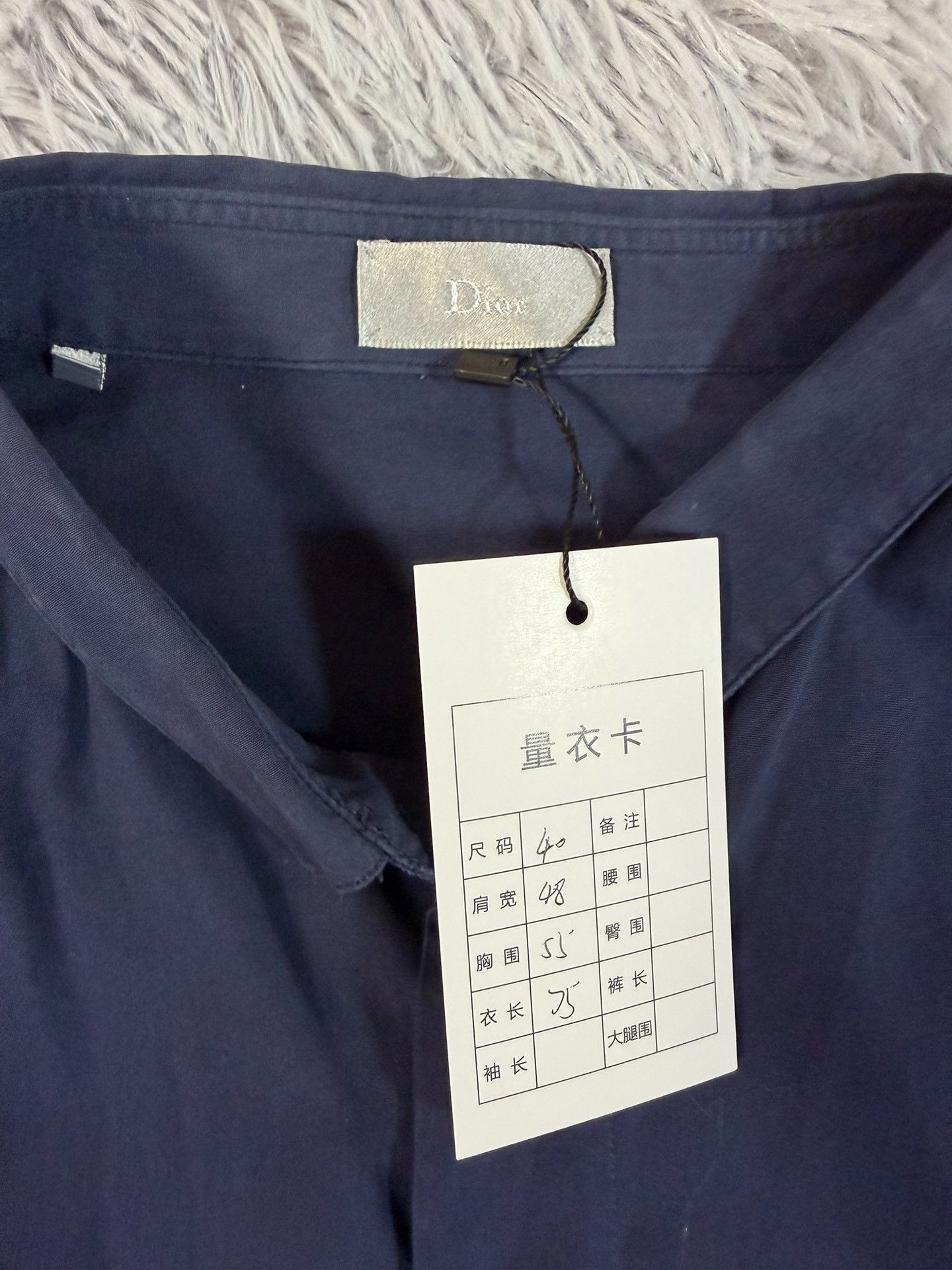 Dior Dior Blue Shirt xxs Men Size US XXS / EU 40 - 3 Thumbnail