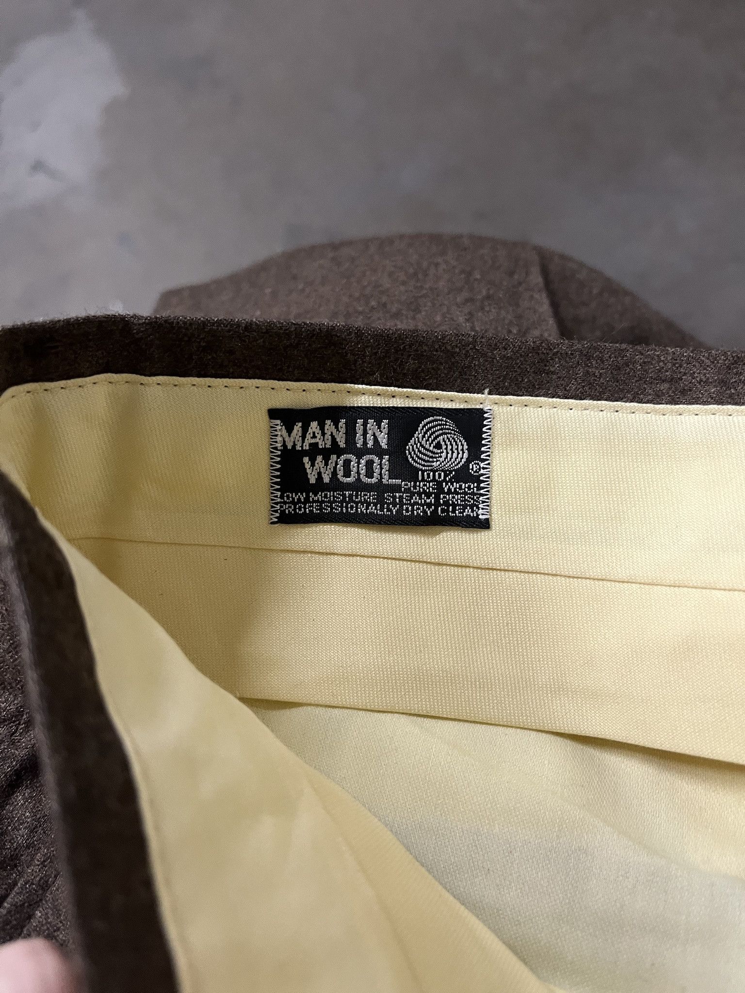 Vintage × Woolrich Woolen Mills Vintage 1960s Wool Raw Hem Trousers Size 36 Size US 36 / EU 52 - 8 Thumbnail