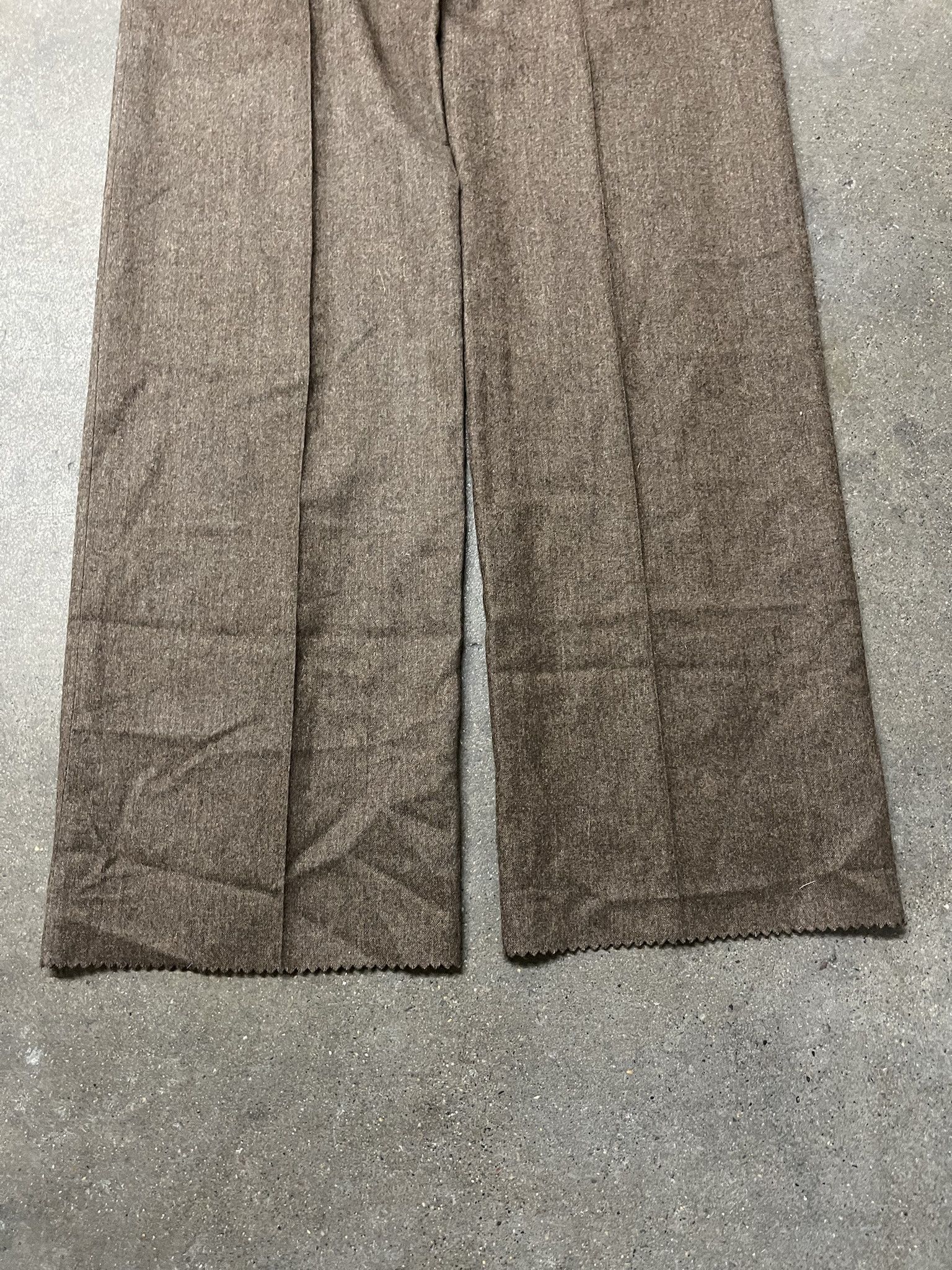 Vintage × Woolrich Woolen Mills Vintage 1960s Wool Raw Hem Trousers Size 36 Size US 36 / EU 52 - 6 Thumbnail