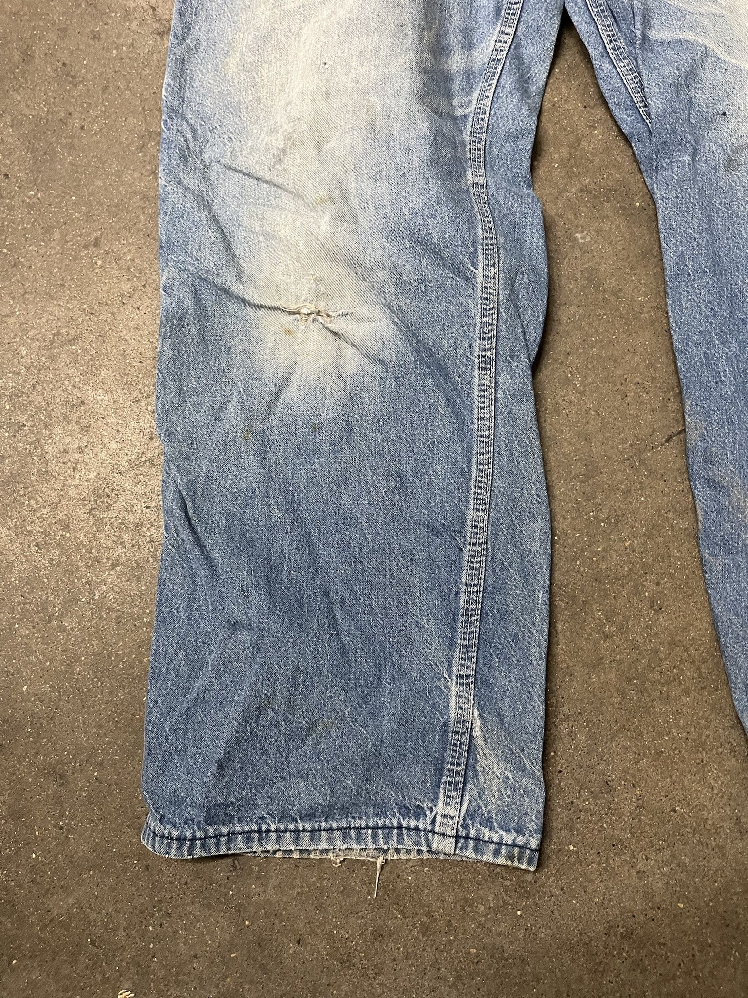 Vintage × Woolrich Woolen Mills Vintage 1980s Sears Distressed Denim Jeans Size 35 Size US 35 - 3 Thumbnail