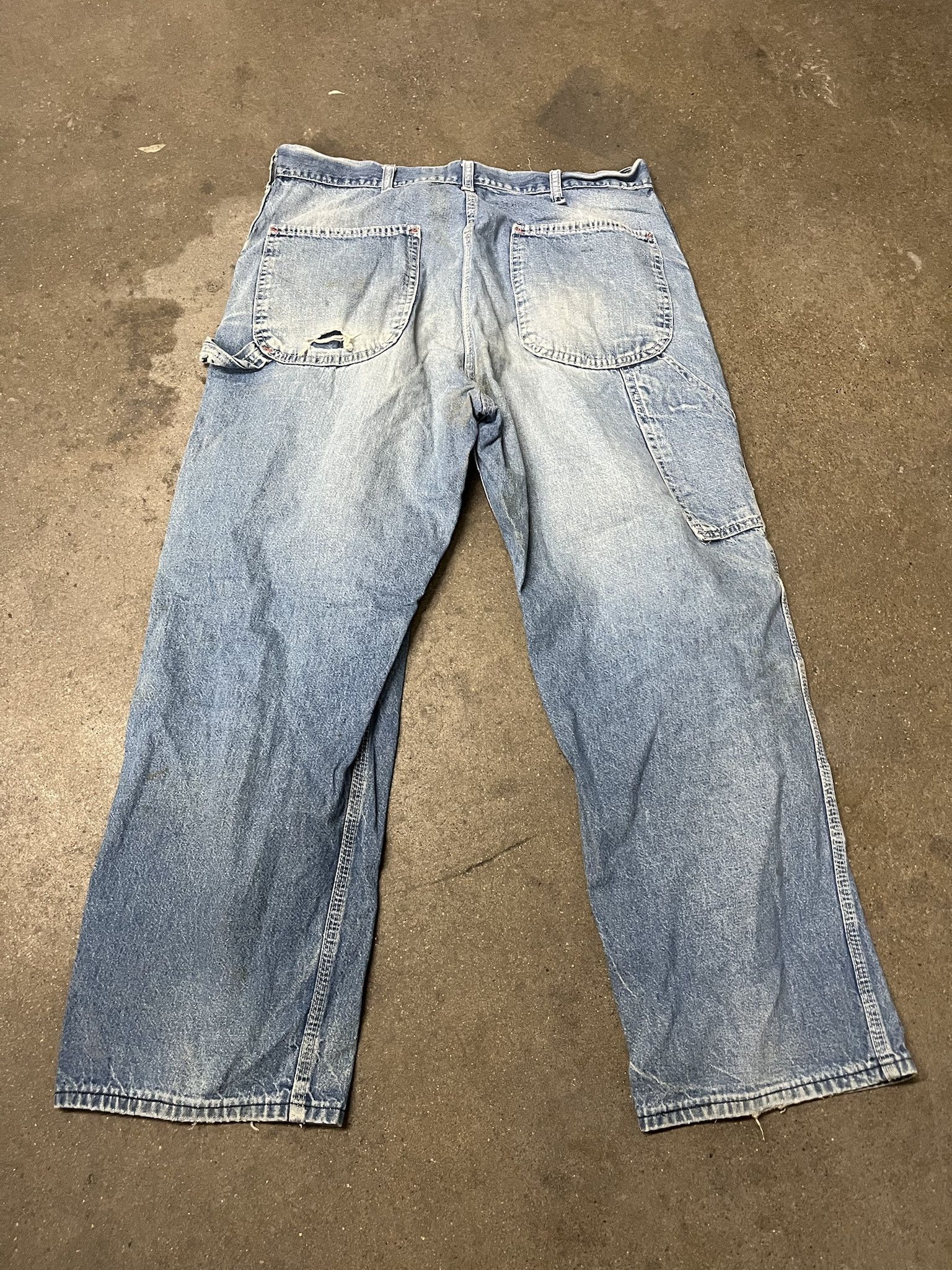 Vintage × Woolrich Woolen Mills Vintage 1980s Sears Distressed Denim Jeans Size 35 Size US 35 - 4 Thumbnail