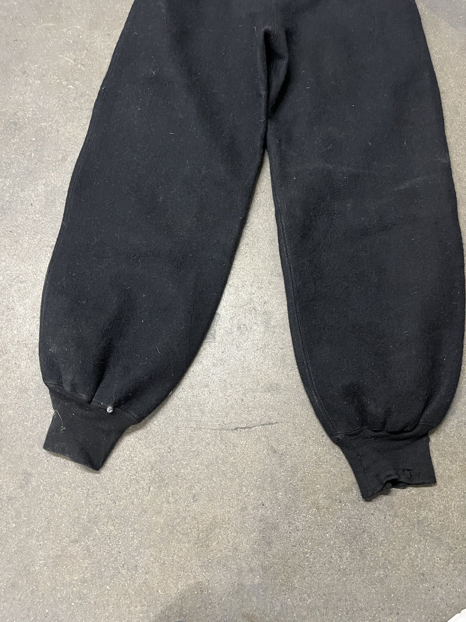 Vintage × Woolrich Woolen Mills Vintage 1950s Black Wool Pants Size 27 Size US 27 - 3 Thumbnail