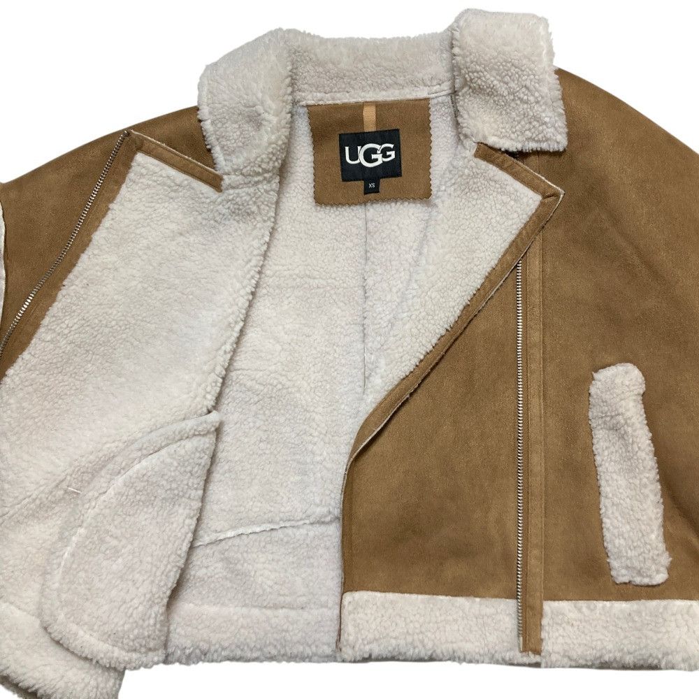 Ugg UGG UGG Faux Shearling Cropped Jacket Plastic / Synthetic Outerwear DUTY FREE for USA Size ONE SIZE - 3 Thumbnail