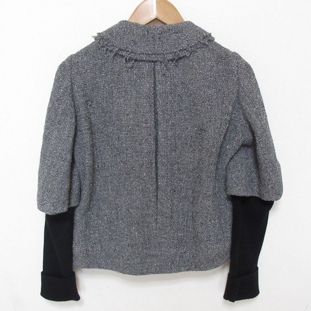 mina perhonen Mina Perhonen mina perhonen twinkle wool silk jacket Textile Outerwear ka2100 DUTY FREE for USA Size ONE SIZE - 2 Thumbnail