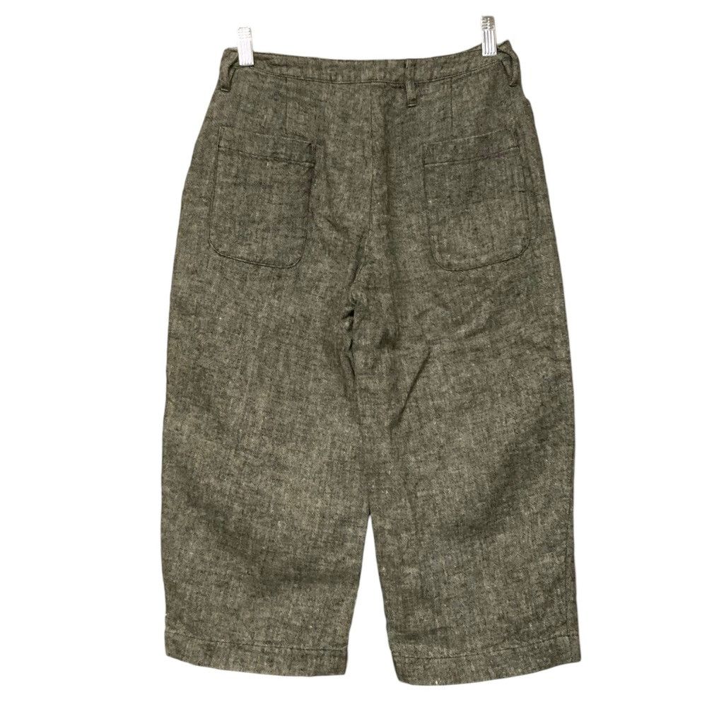 mina perhonen Mina Perhonen mina perhonen Linen Cropped Pants Textile Bottoms ma4122 DUTY FREE for USA Size ONE SIZE - 3 Thumbnail