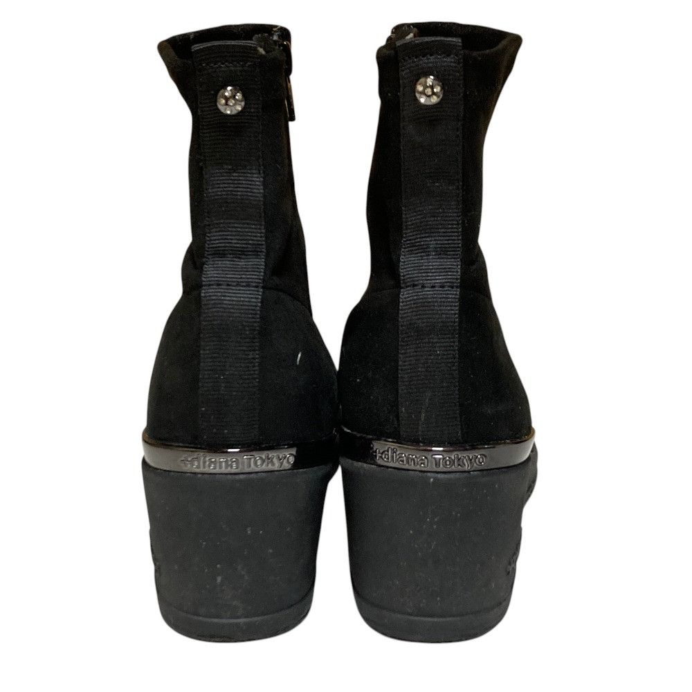 Other Other Diana Stretch Short Boots Leather Shoes HE66599 DUTY FREE for USA Size ONE SIZE - 4 Thumbnail