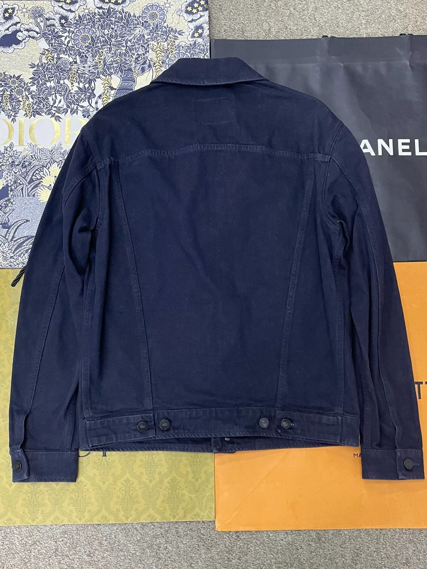 Fendi Fendi Blue Letter Embroidery Denim Jacket Size US S / EU 44-46 / 1 - 3 Thumbnail