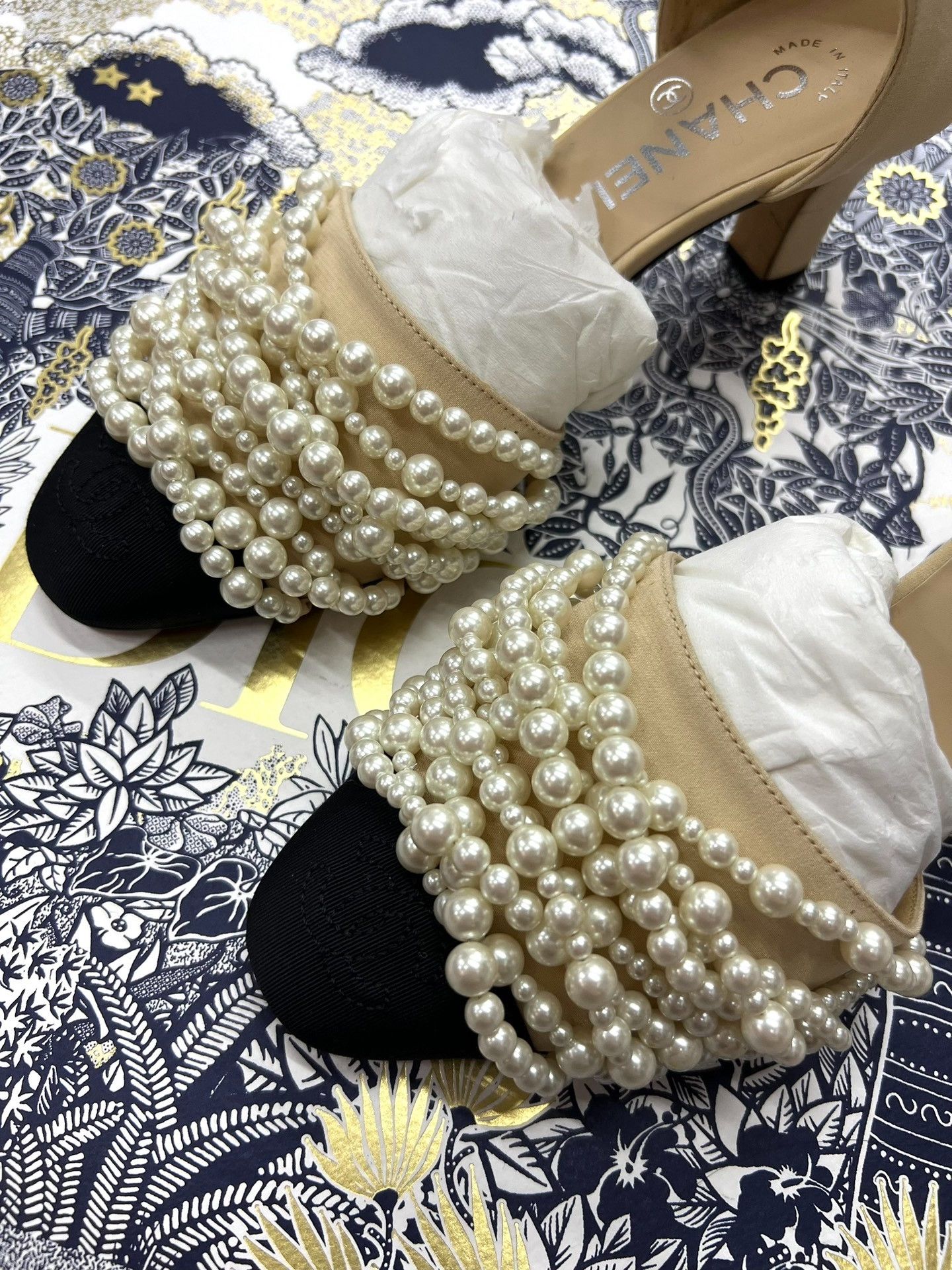 Chanel Chanel Pearl High Heels Size US 5.5 / IT 35.5 - 3 Thumbnail