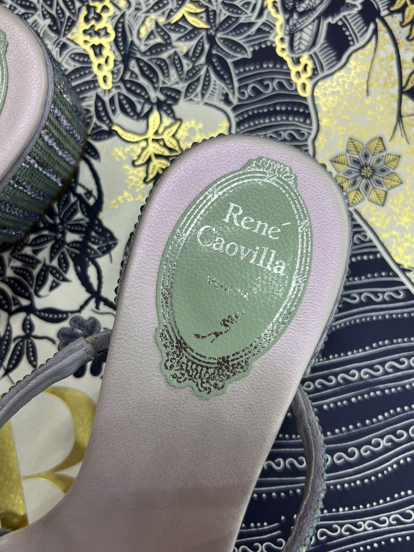 Rene Caovilla Rene Caovilla Gradient Rhinestone Sandals Size US 6 / IT 36 - 5 Thumbnail
