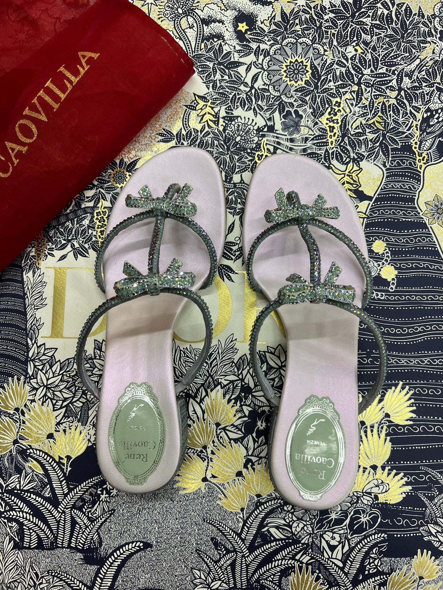 Rene Caovilla Rene Caovilla Gradient Rhinestone Sandals Size US 6 / IT 36 - 4 Thumbnail