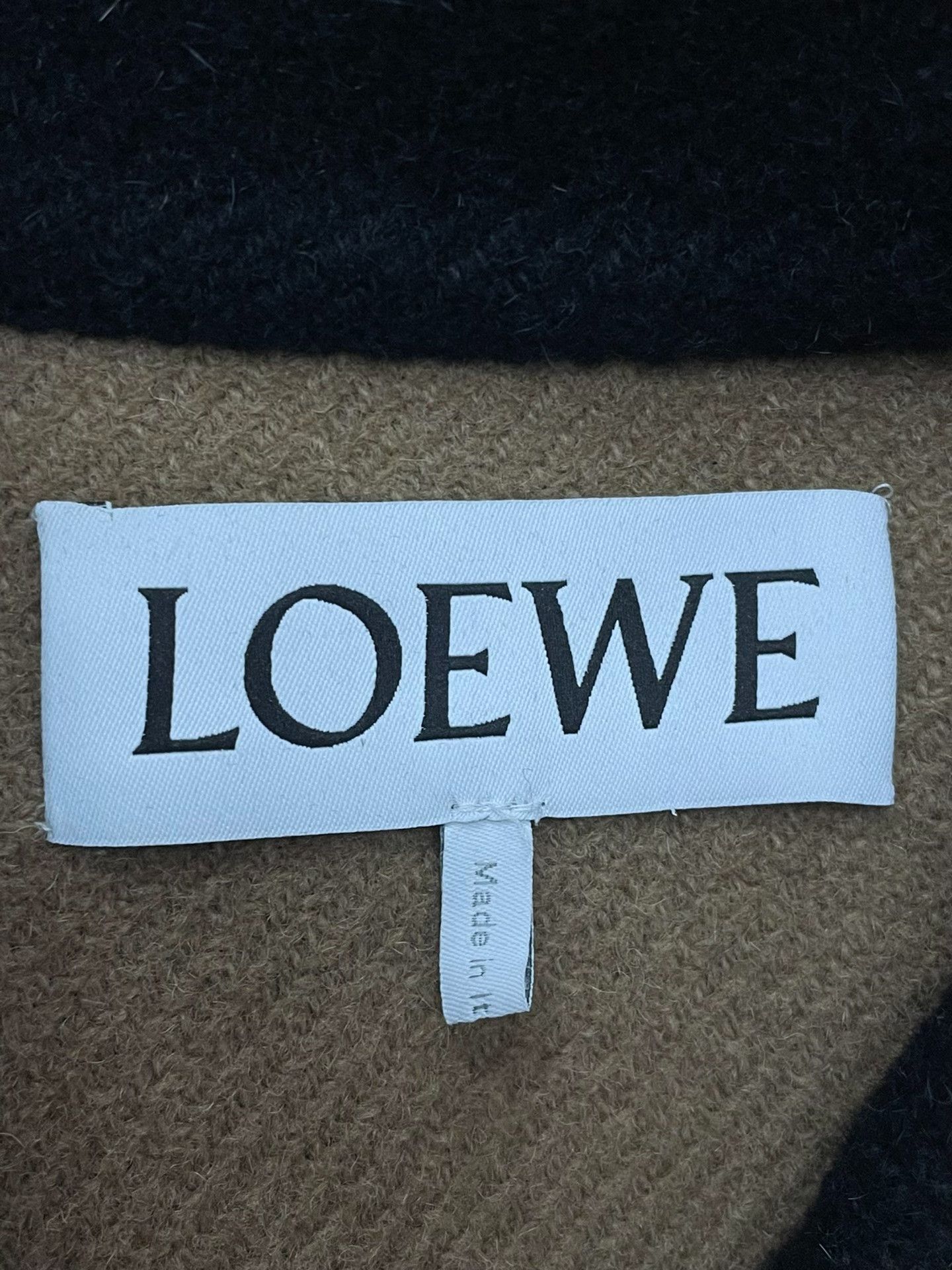 Loewe LOEWE Black Wool Coat Size US M / EU 48-50 / 2 - 4 Thumbnail
