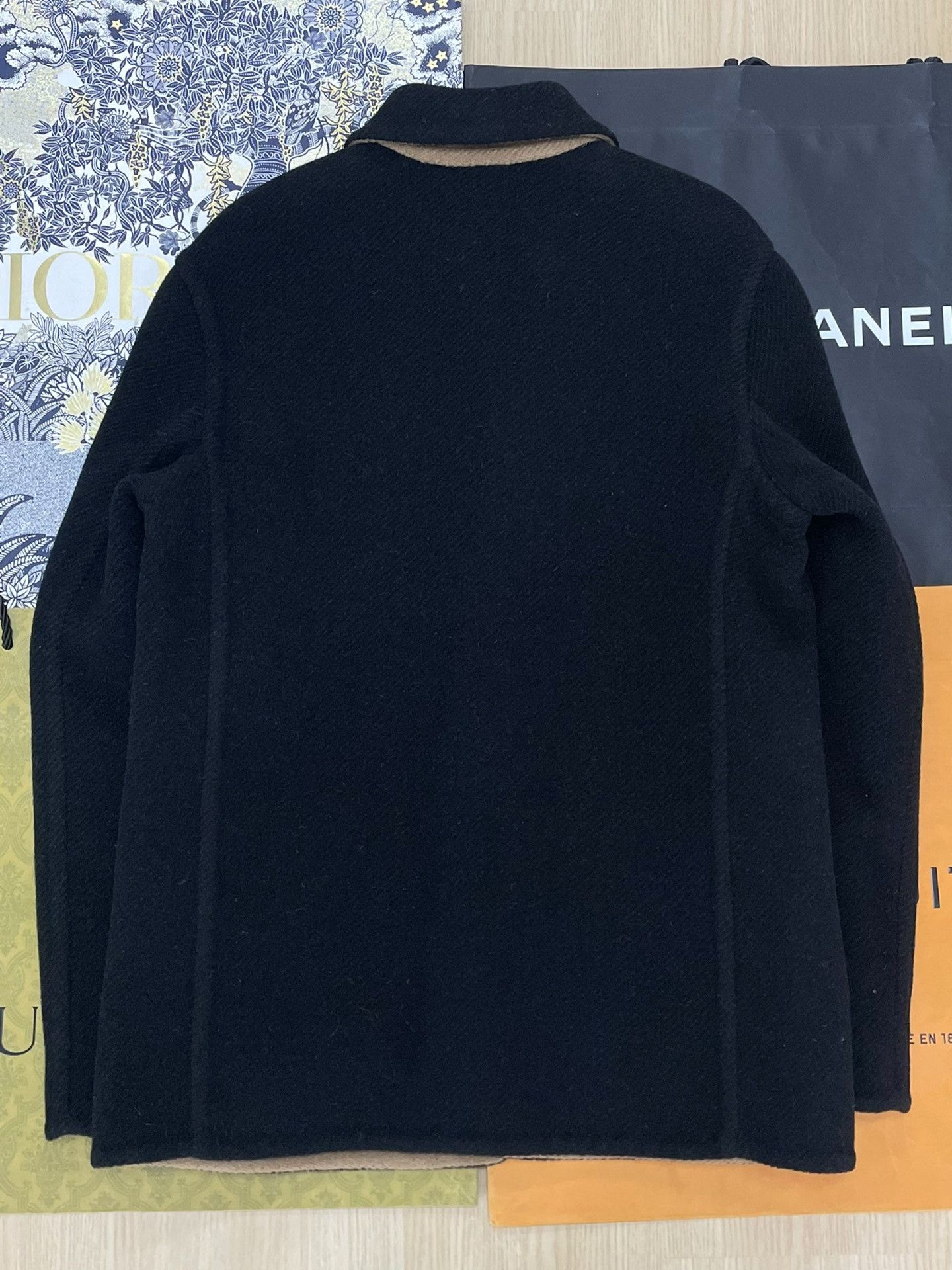 Loewe LOEWE Black Wool Coat Size US M / EU 48-50 / 2 - 3 Thumbnail