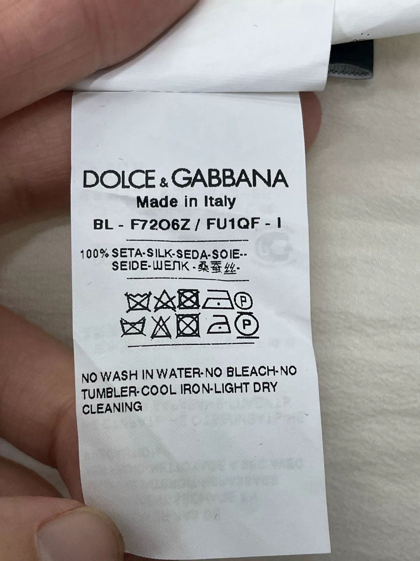 Dolce & Gabbana Dolce&Gabbana White Rose Print Shirt Size XS / US 0-2 / IT 36-38 - 5 Thumbnail