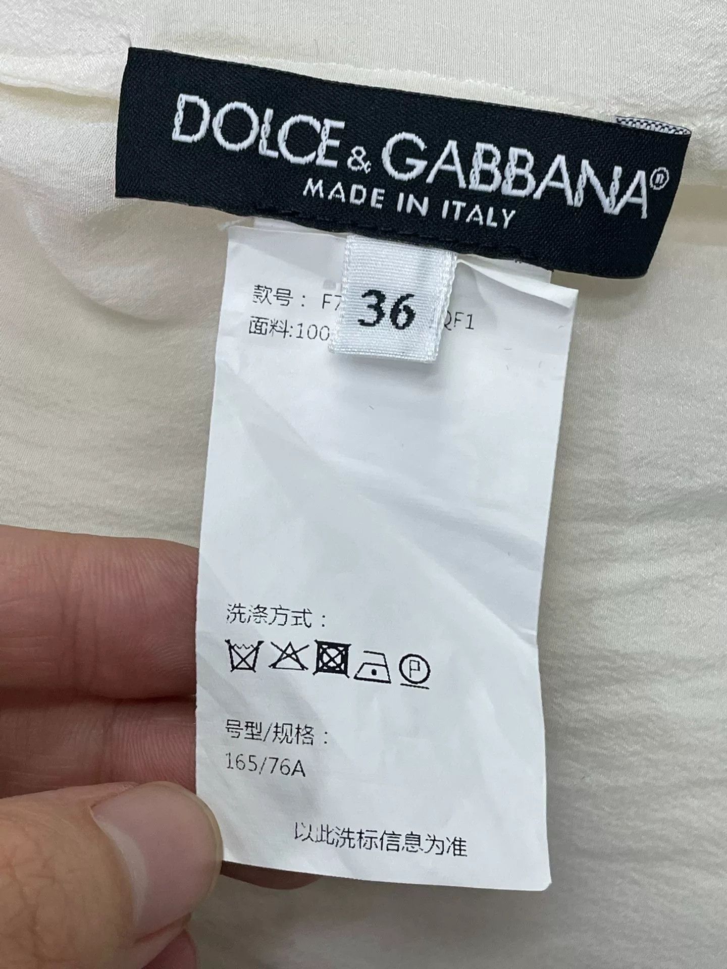 Dolce & Gabbana Dolce&Gabbana White Rose Print Shirt Size XS / US 0-2 / IT 36-38 - 4 Thumbnail