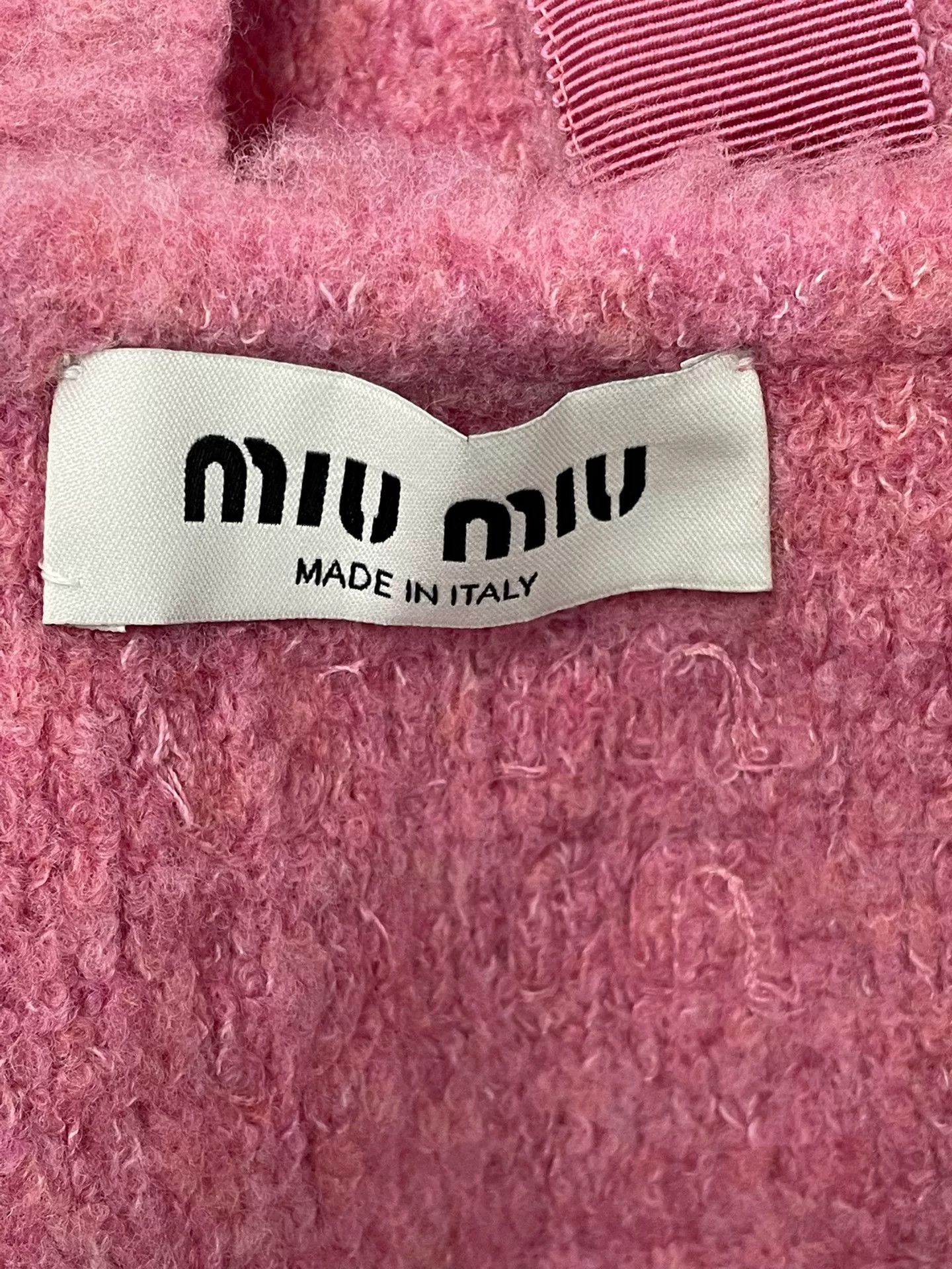 Miu Miu MiuMiu Pink Knit Cropped Camisole Top Size S / US 4 / IT 40 - 5 Thumbnail