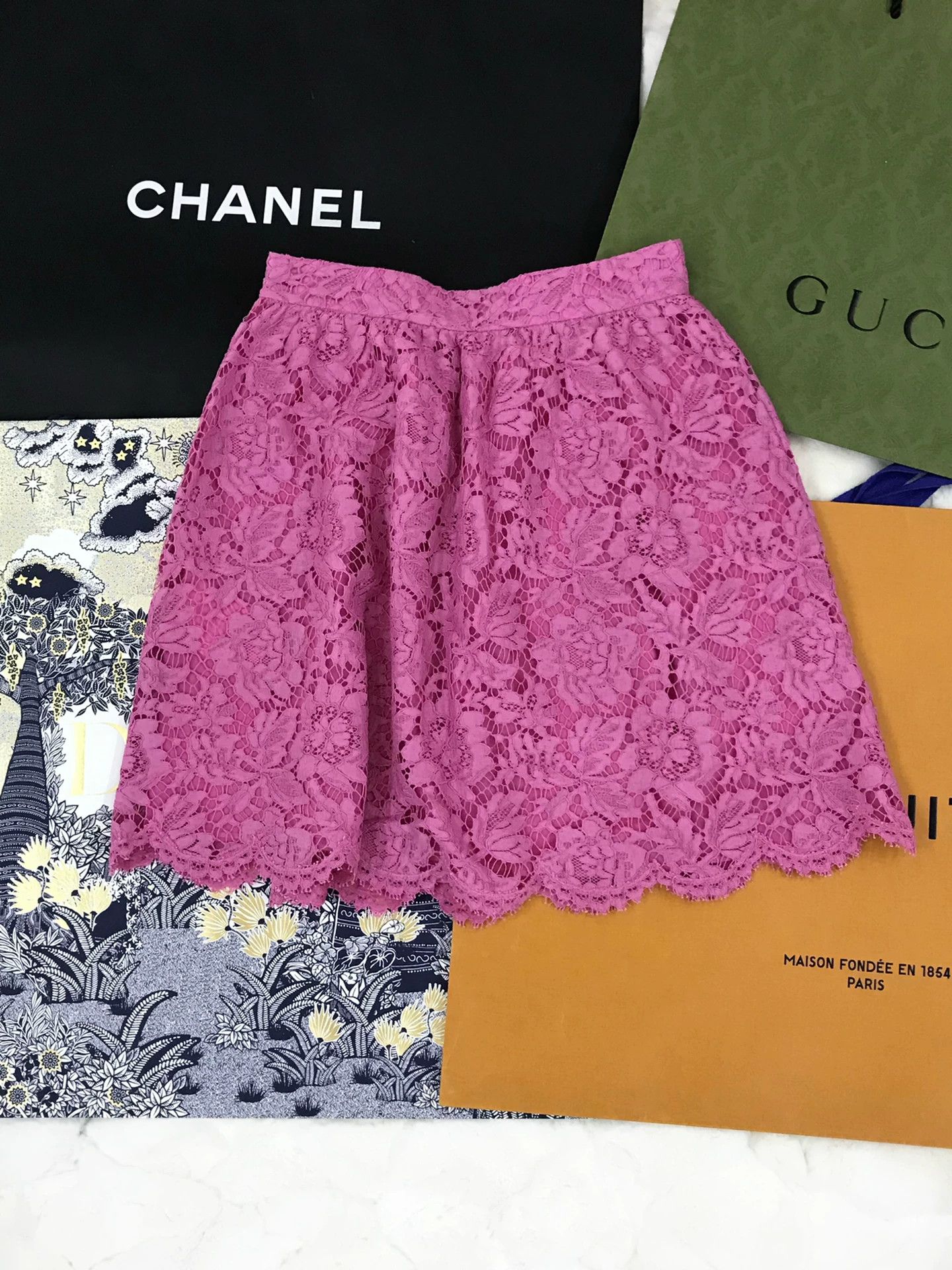 Valentino Valentino Pink Lace Set Size S / US 4 / IT 40 - 5 Thumbnail