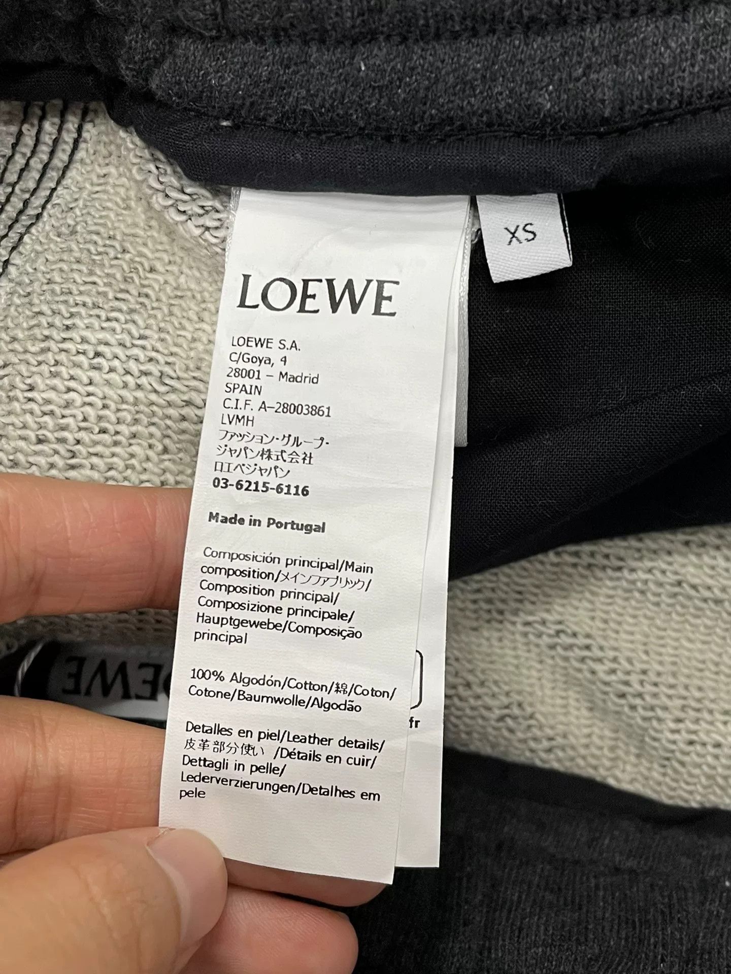 Loewe Loewe Logo Patchwork Leather Shorts Size 22" - 3 Thumbnail
