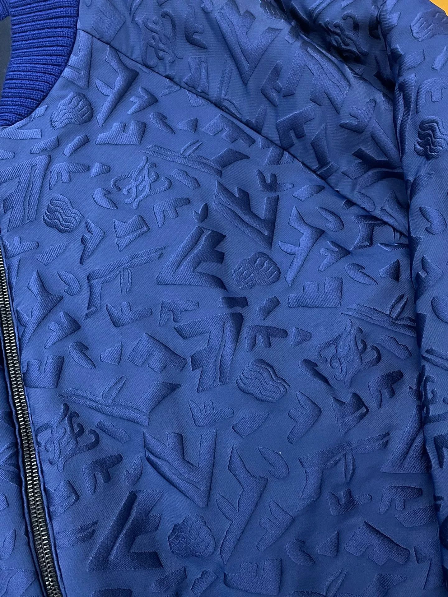 Fendi Fendi Blue Reversible Cotton Coat Size US L / EU 52-54 / 3 - 3 Thumbnail