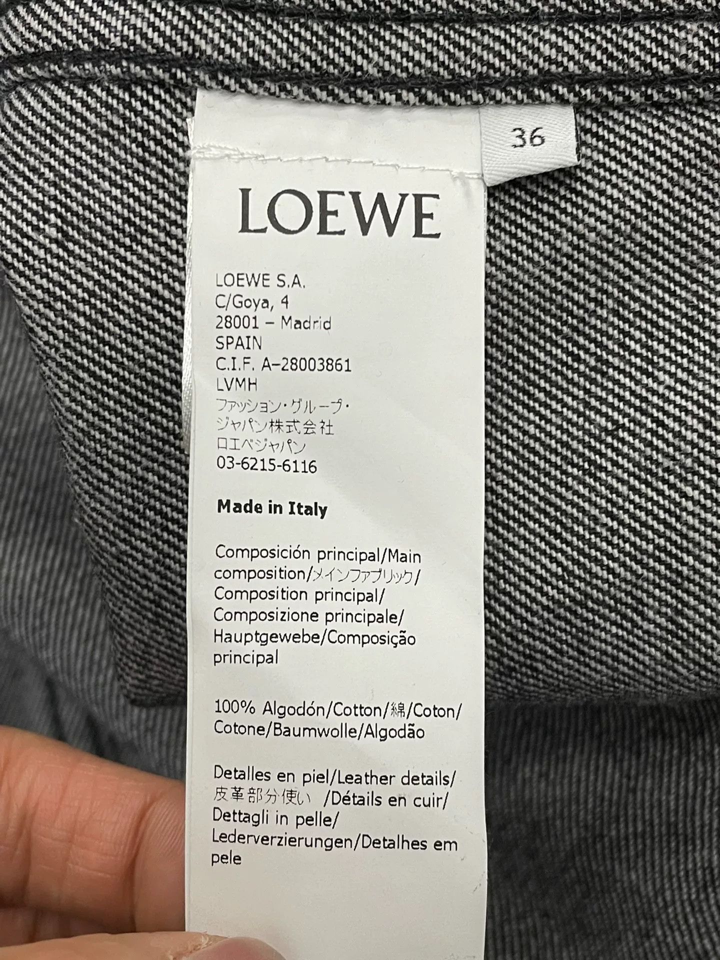 Loewe Loewe Washed Denim Jacket Size XS / US 0-2 / IT 36-38 - 4 Thumbnail