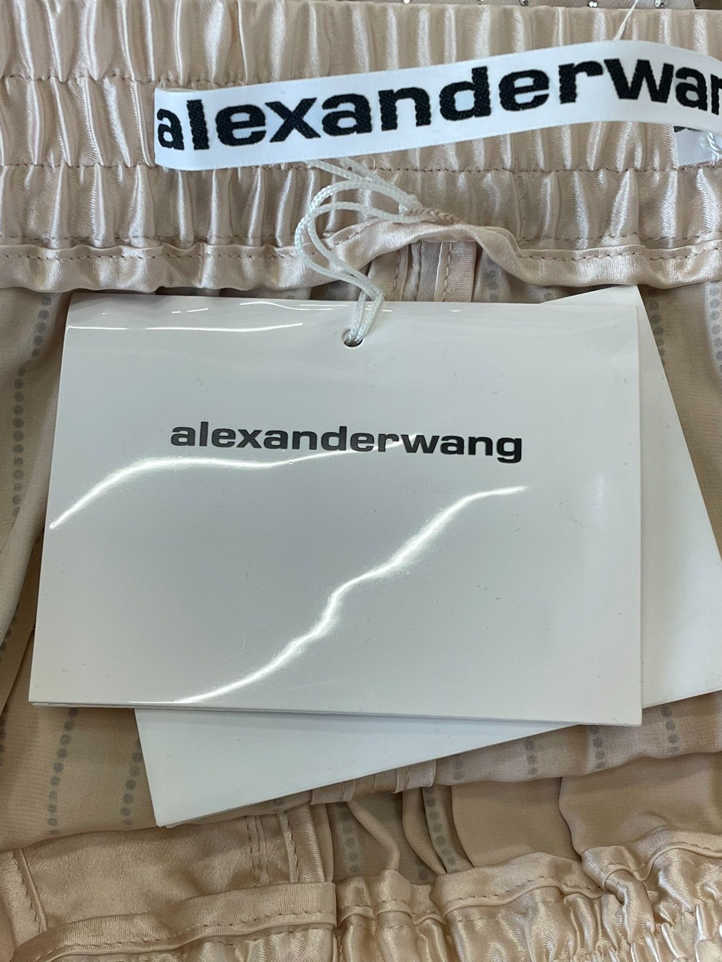 Alexander Wang Alexander Wang Pink Rhinestone Silk Shorts Size 24" / US 00 / IT 34 - 4 Thumbnail