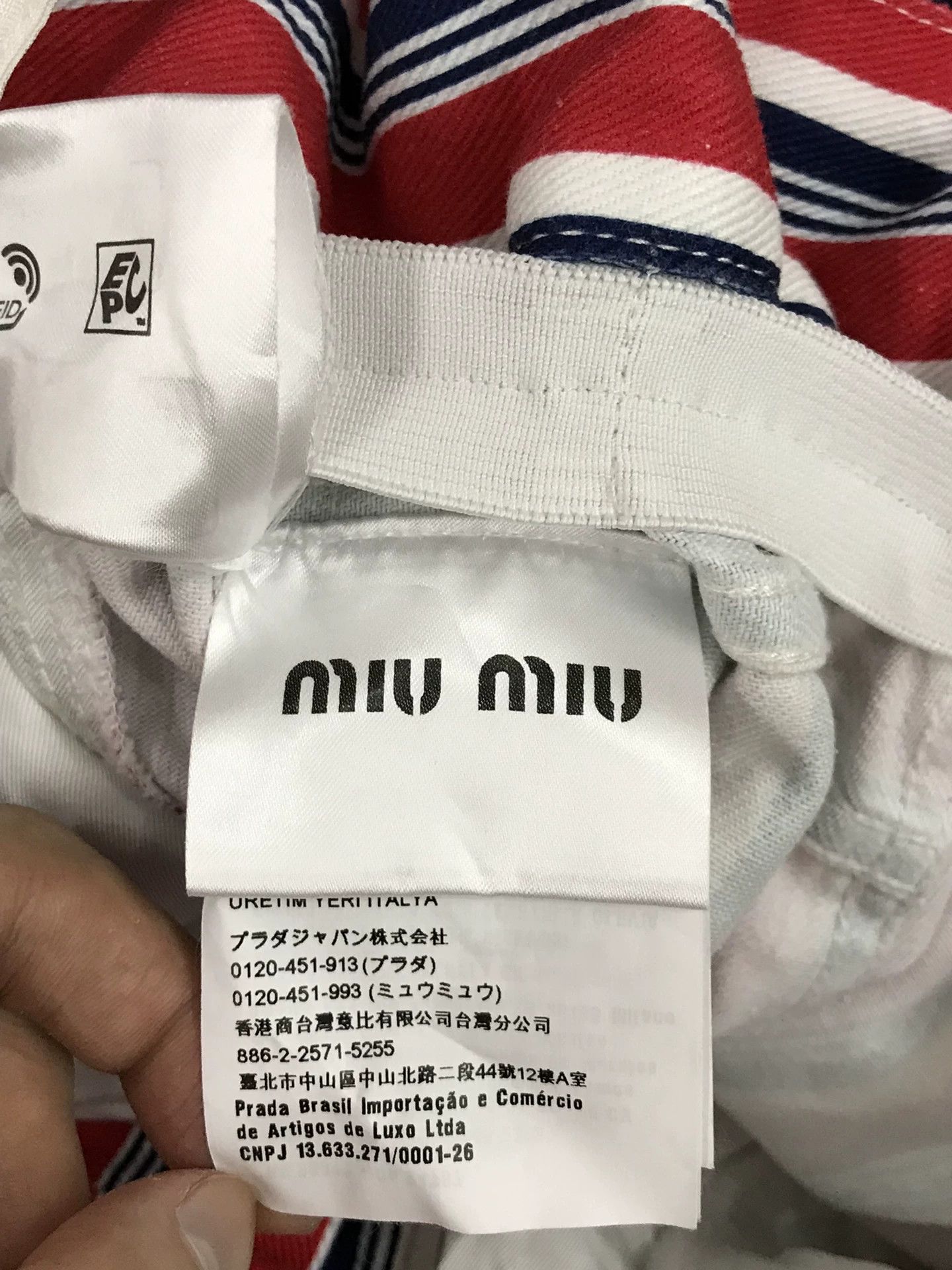 Miu Miu Miu Miu Color Block Stripe Shorts Size 40" / US 18 - 5 Thumbnail