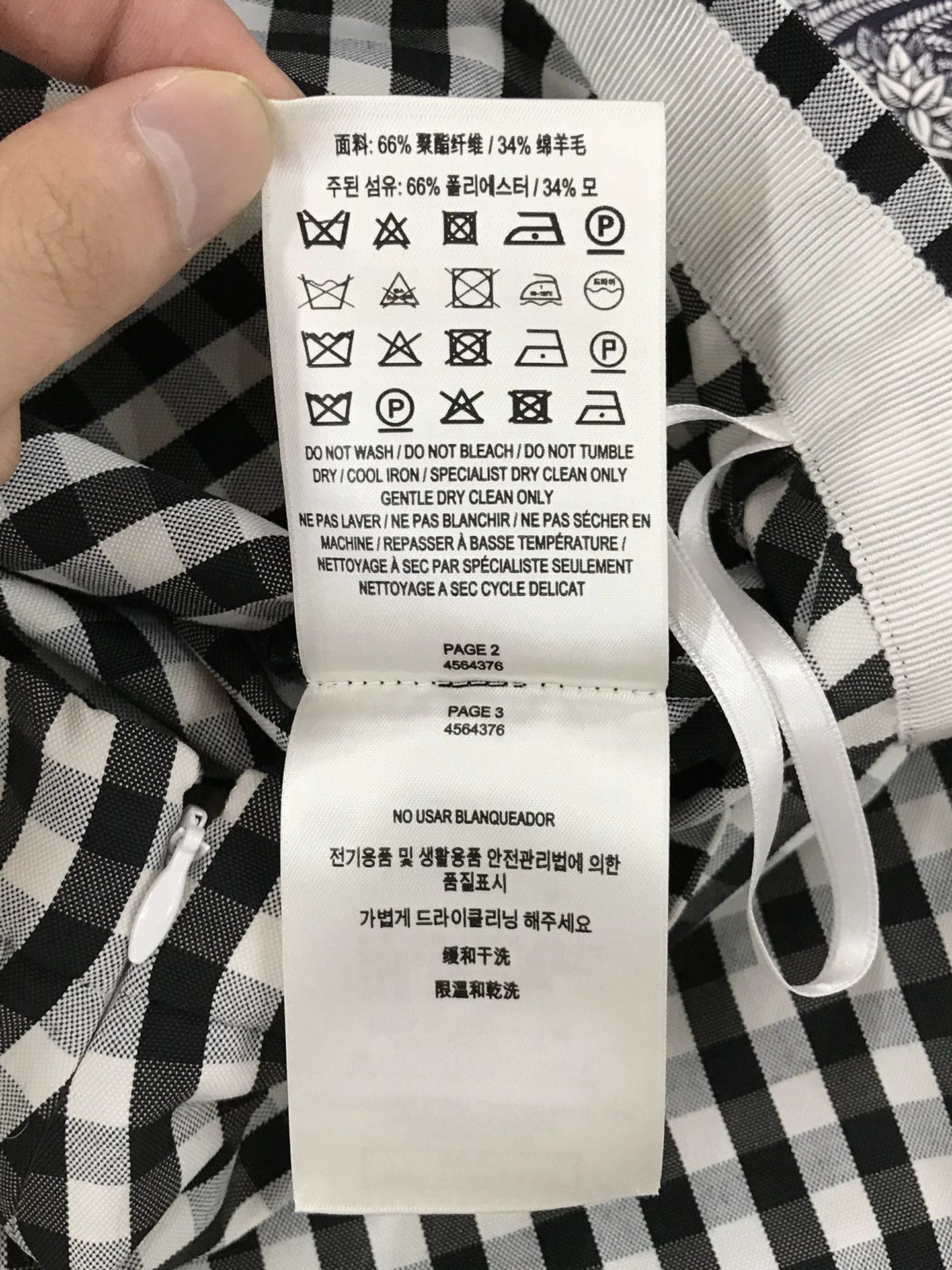 Burberry Burberry Plaid Tie Waist Skirt Size 38" / US 16 / IT 52 - 6 Thumbnail