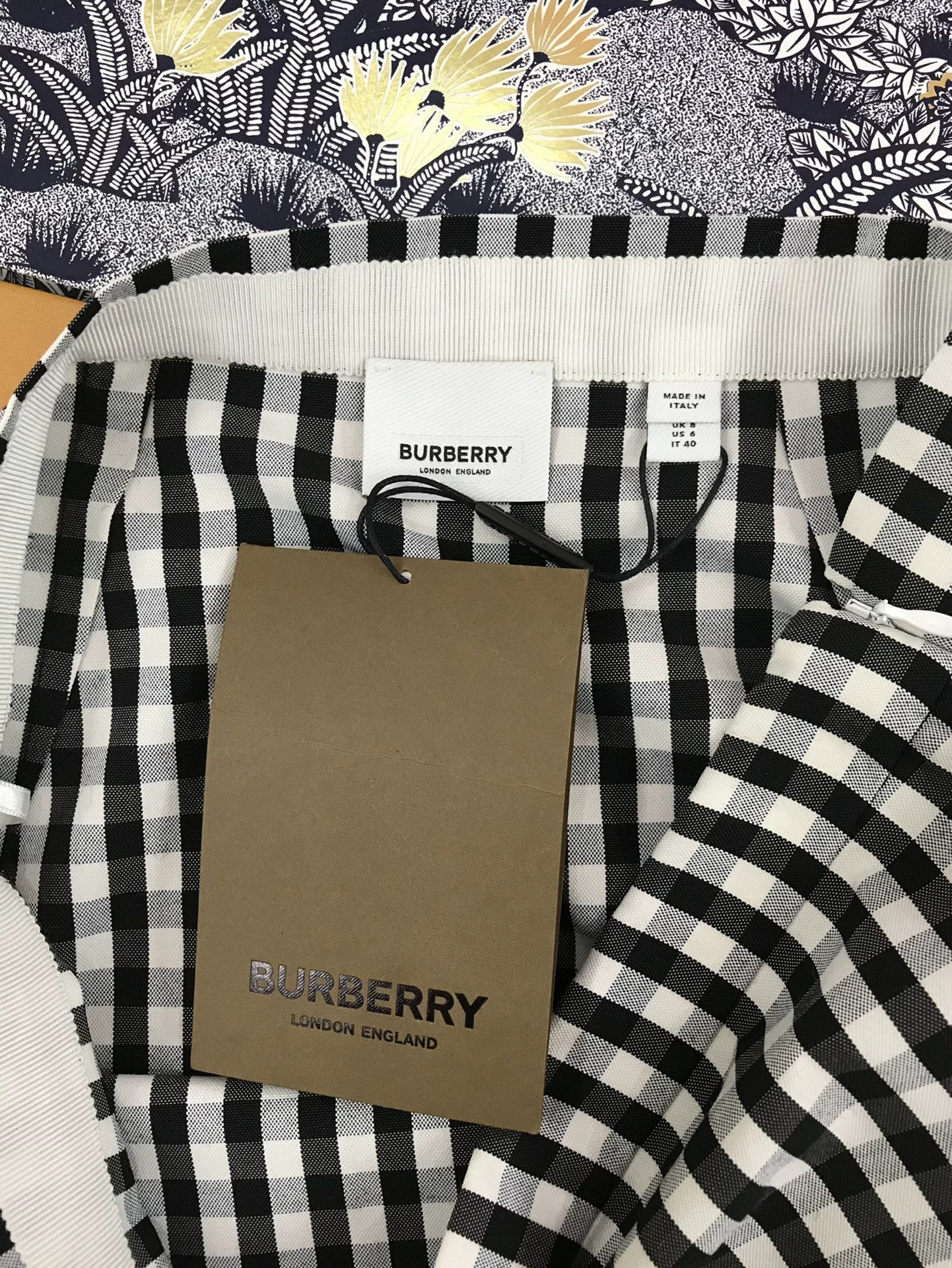 Burberry Burberry Plaid Tie Waist Skirt Size 38" / US 16 / IT 52 - 3 Thumbnail