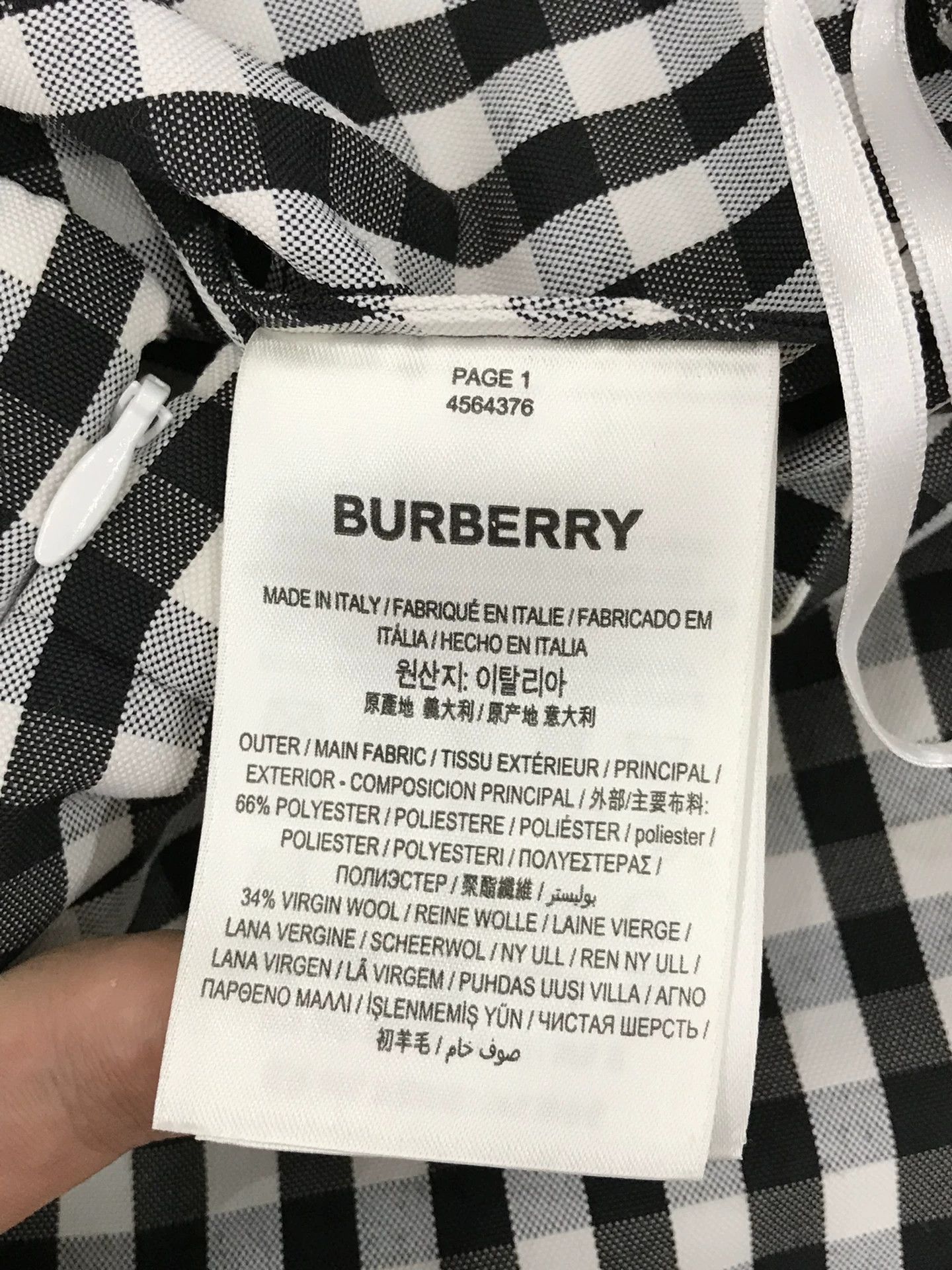 Burberry Burberry Plaid Tie Waist Skirt Size 38" / US 16 / IT 52 - 5 Thumbnail