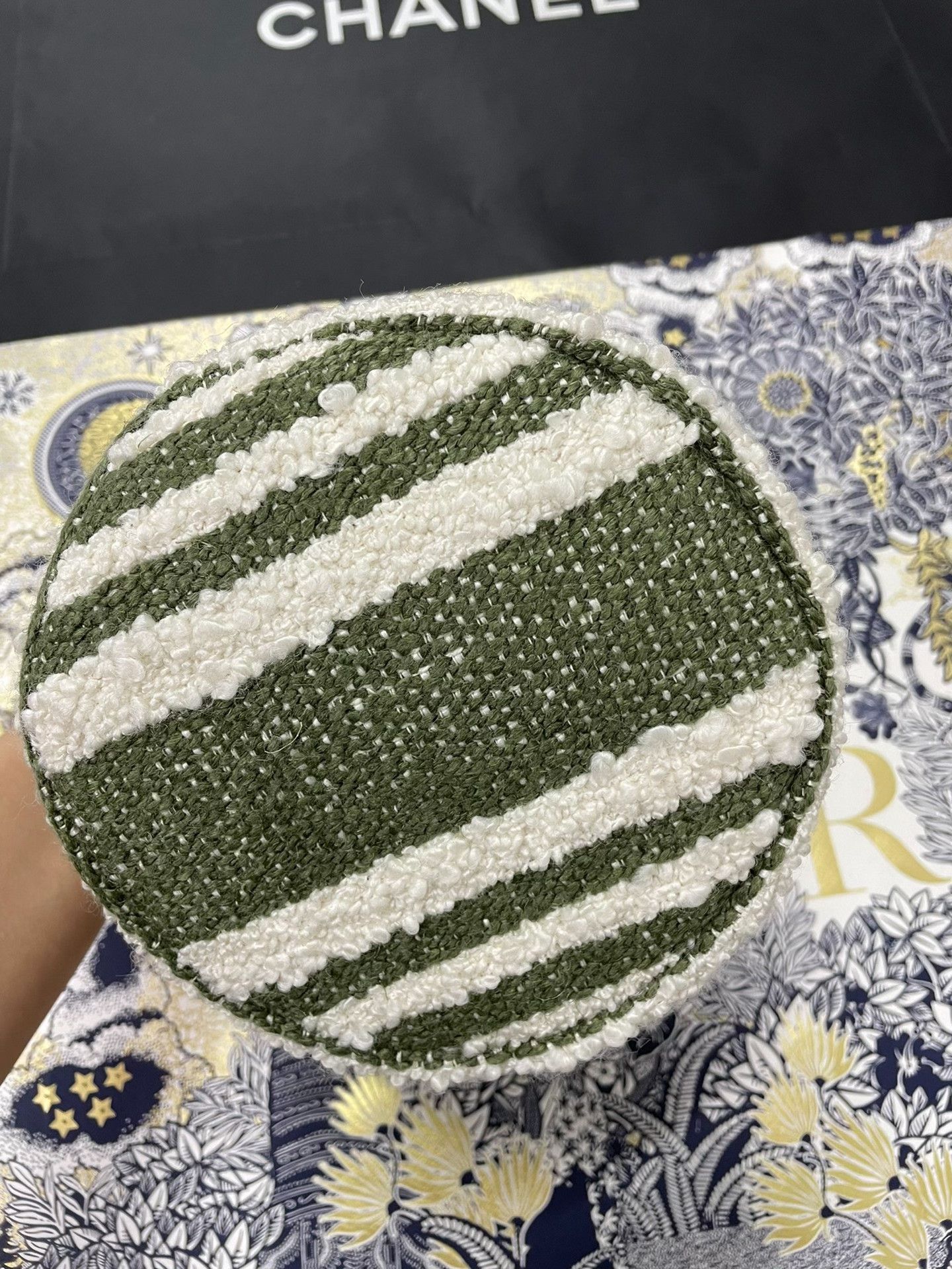 Celine Celine Green Woven Bucket Bag Size ONE SIZE - 5 Thumbnail