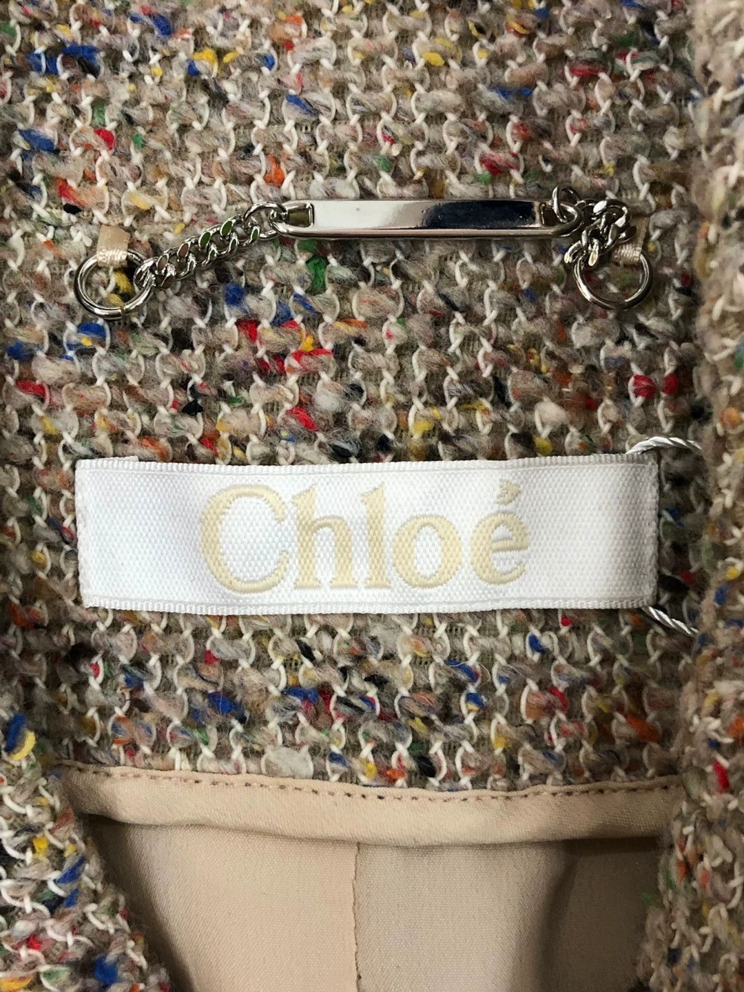 Chloe Chloe Colorful Woven Blazer Size XXS / US 00 / IT 34 - 3 Thumbnail