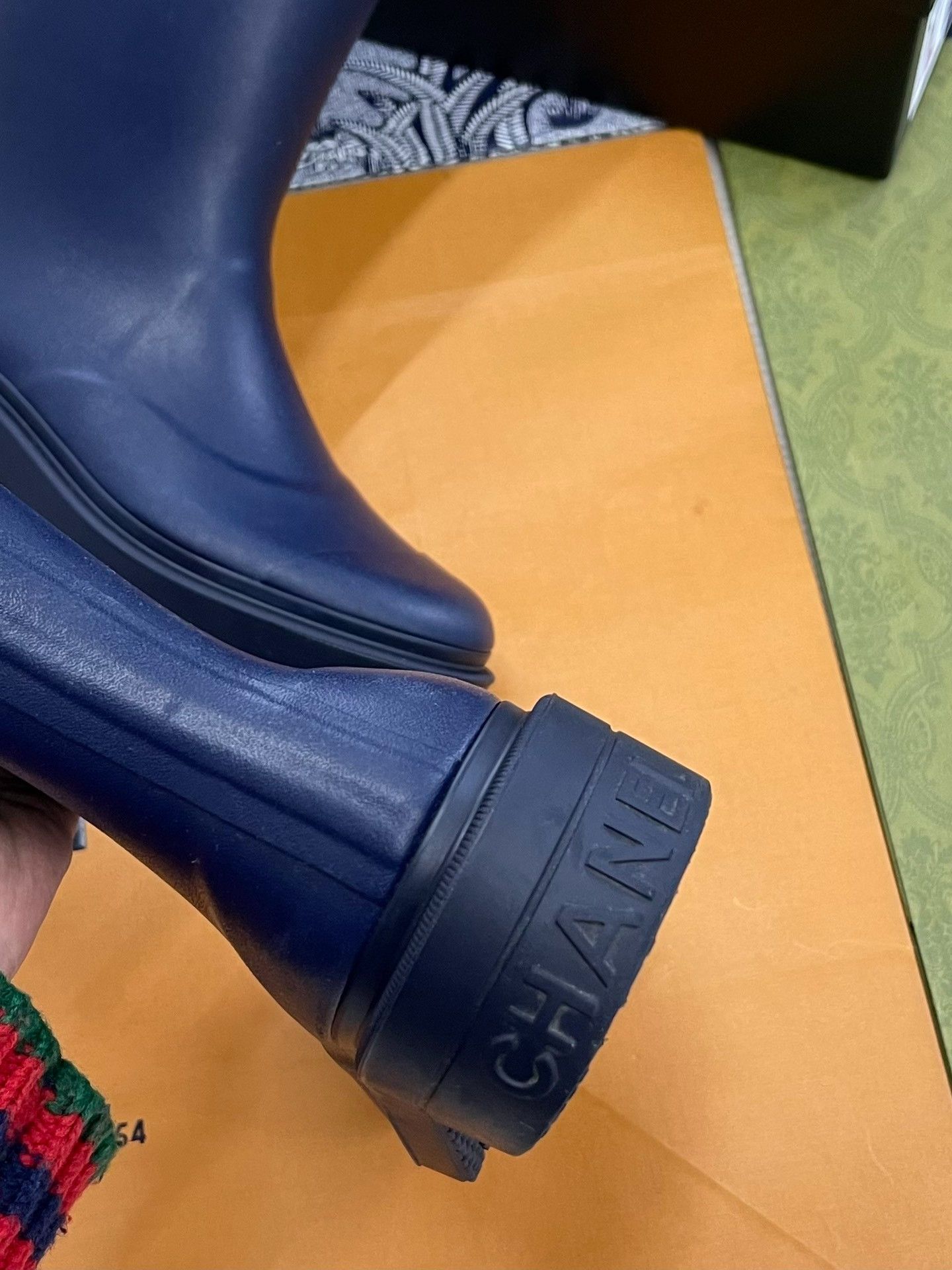 Chanel Chanel Double C Rain Boots Size US 5 / IT 35 - 5 Thumbnail