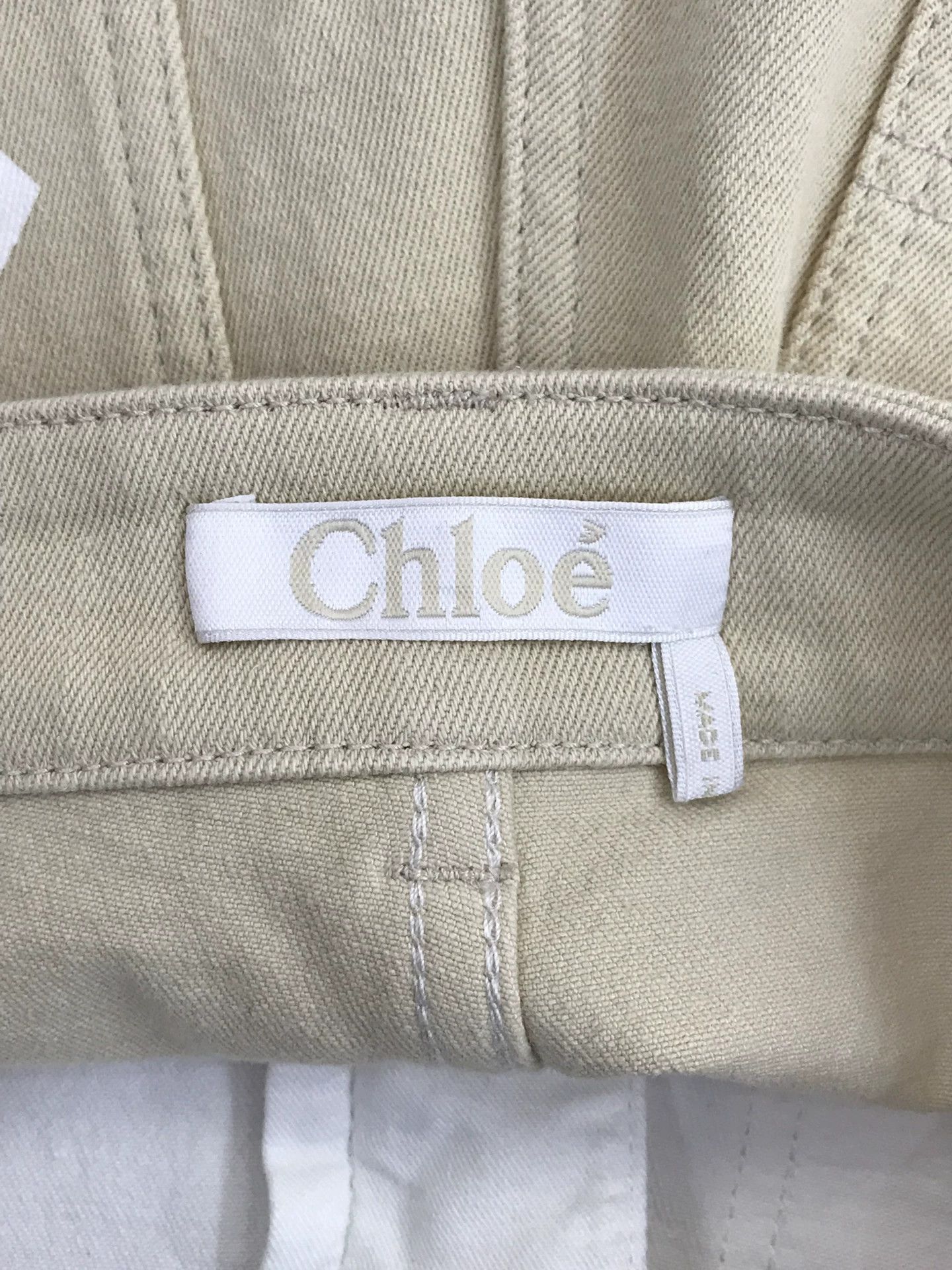 Chloe Chloe Two-Tone Denim Shorts Size 36" / US 14 / IT 50 - 5 Thumbnail