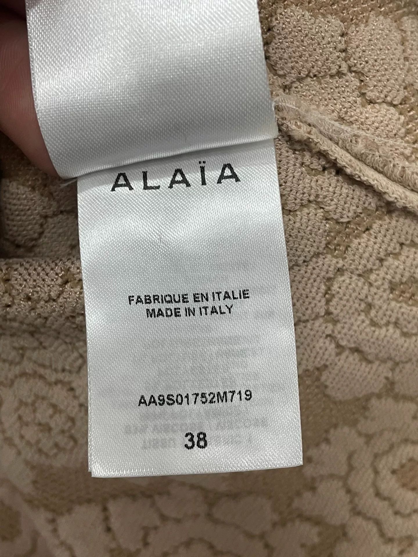 Alaia Alaia Pink Embroidered Knit Cardigan Size S / US 4 / IT 40 - 6 Thumbnail