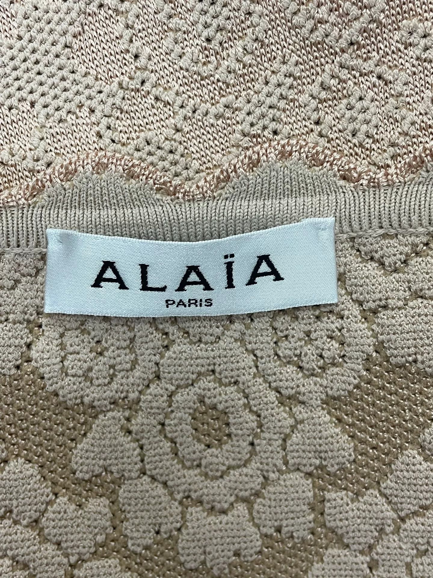 Alaia Alaia Pink Embroidered Knit Cardigan Size S / US 4 / IT 40 - 4 Thumbnail