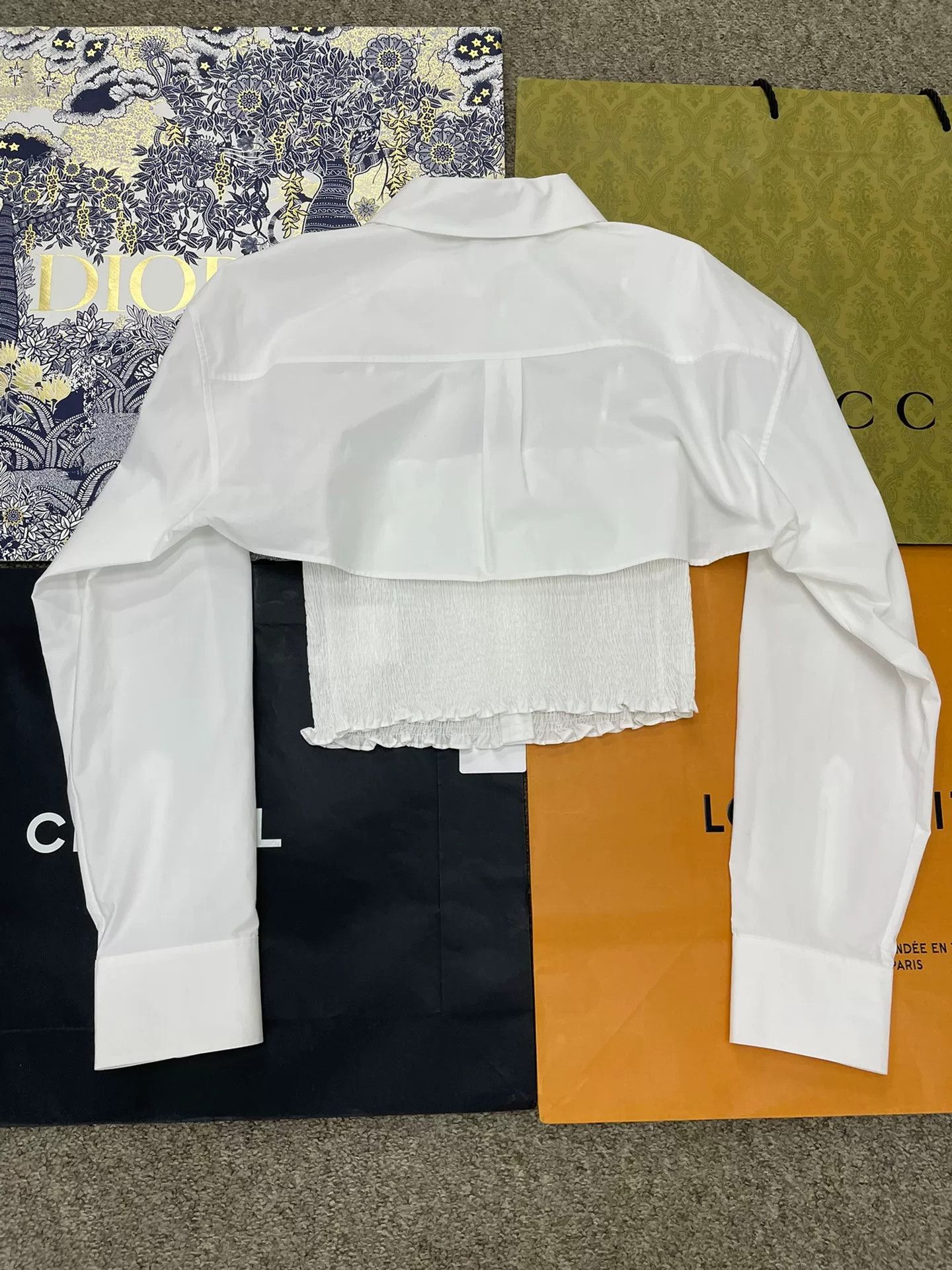Alexander Wang Alexander Wang White Layered Camisole Shirt Size M / US 6-8 / IT 42-44 - 3 Thumbnail