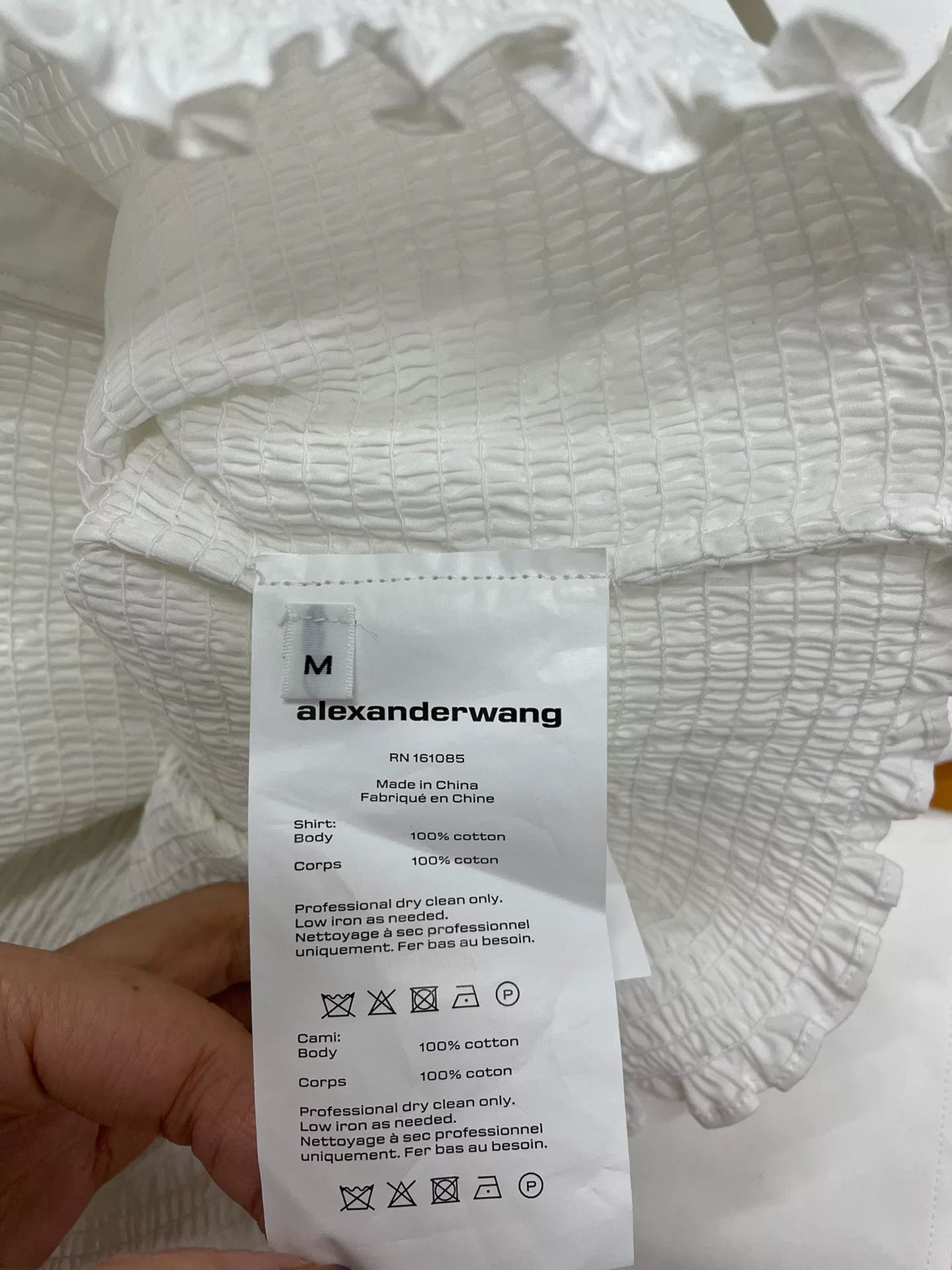 Alexander Wang Alexander Wang White Layered Camisole Shirt Size M / US 6-8 / IT 42-44 - 6 Thumbnail