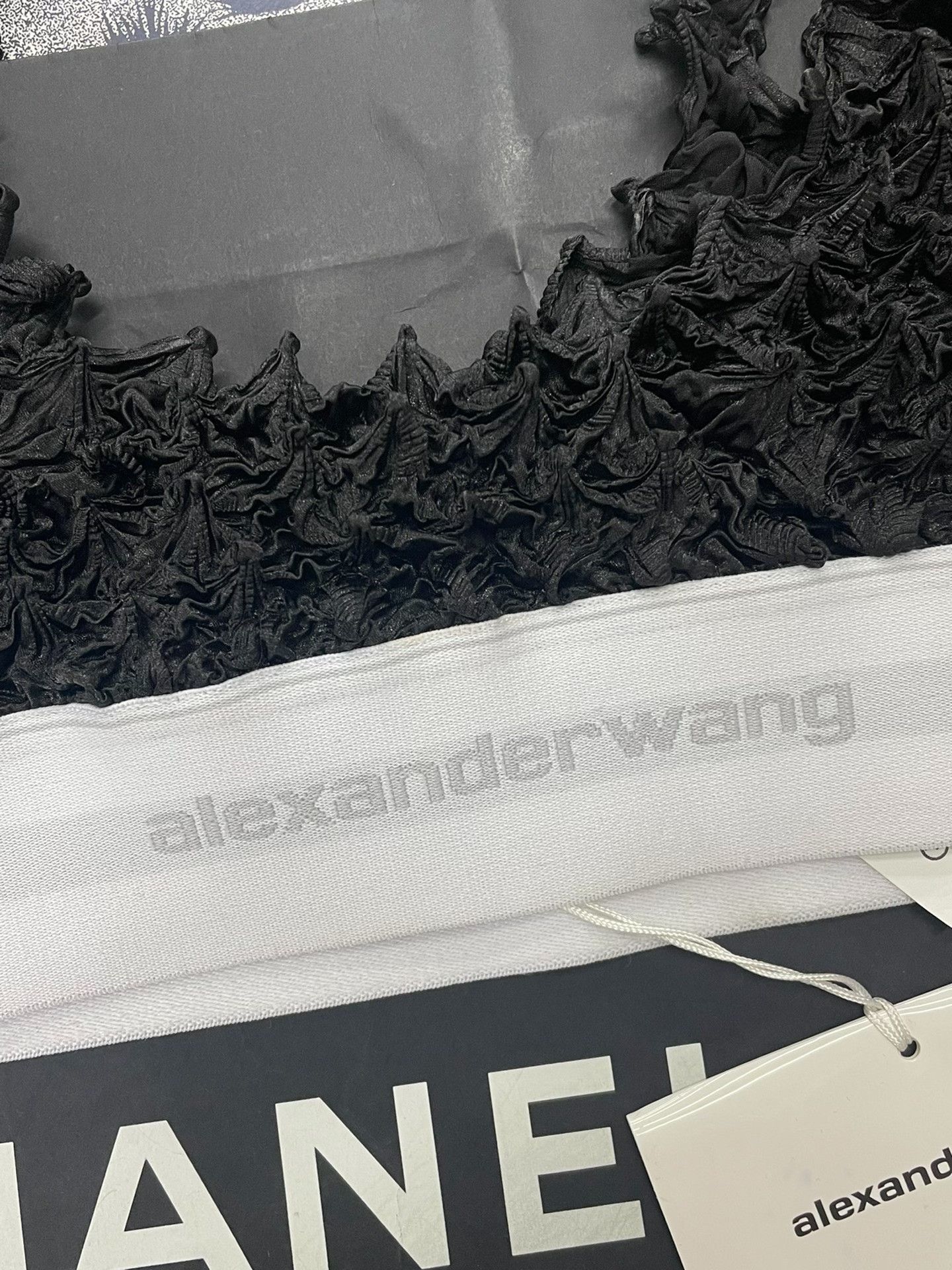 Alexander Wang Alexander Wang Black Pleated Vest Top Size XS / US 0-2 / IT 36-38 - 2 Thumbnail