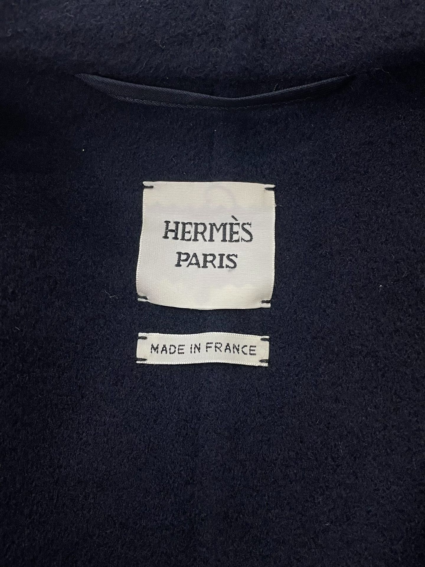 Hermes Hermes Colorblock Lapel Cashmere Coat Size XS / US 0-2 / IT 36-38 - 3 Thumbnail