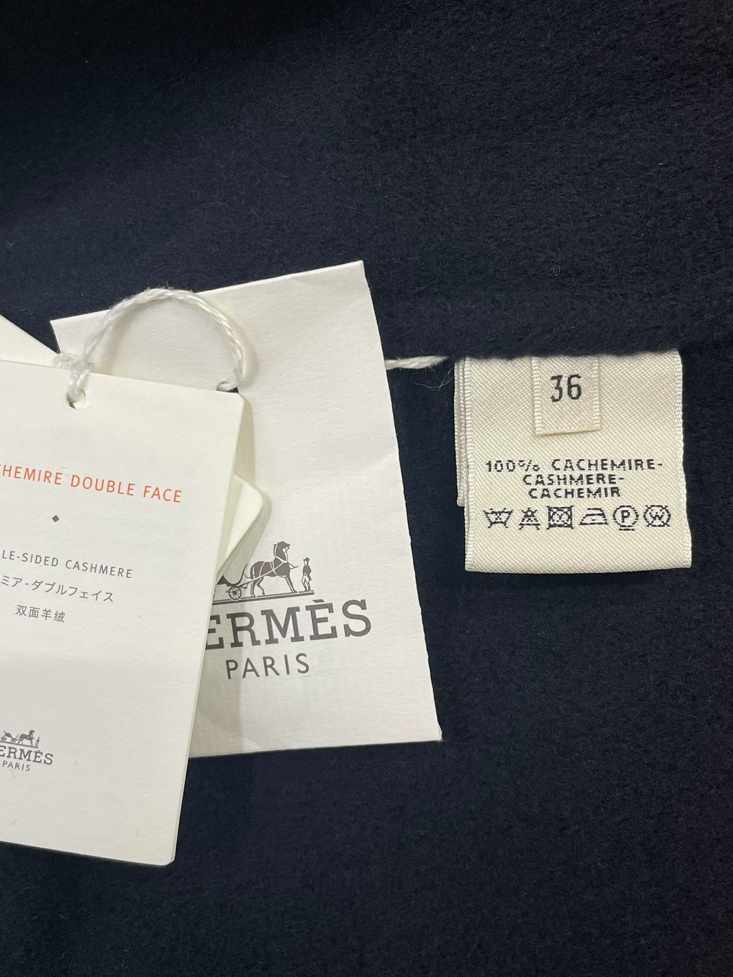 Hermes Hermes Colorblock Lapel Cashmere Coat Size XS / US 0-2 / IT 36-38 - 4 Thumbnail