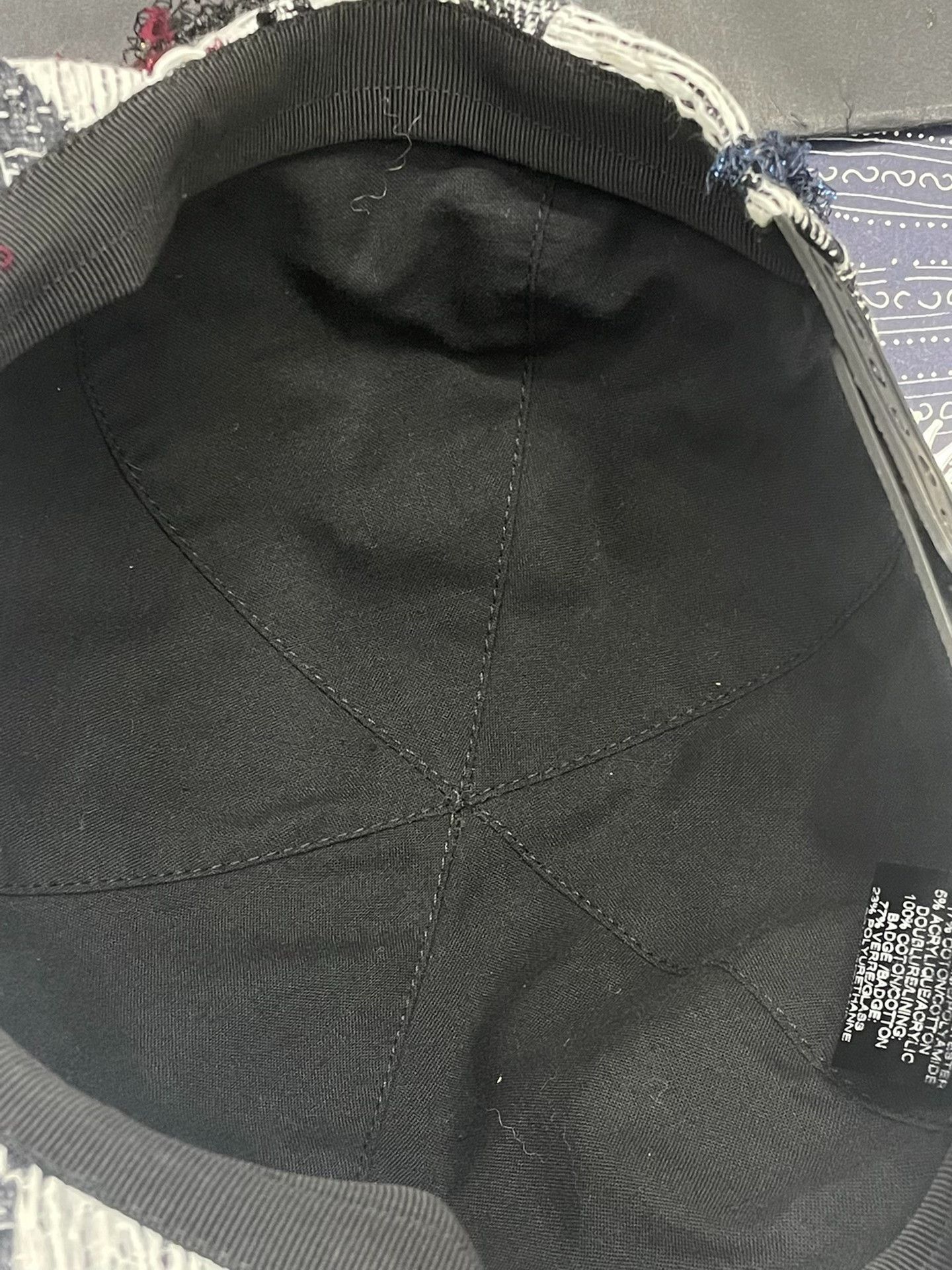 Chanel Chanel Diamond Sequin Tweed Baseball Cap Size ONE SIZE - 5 Thumbnail