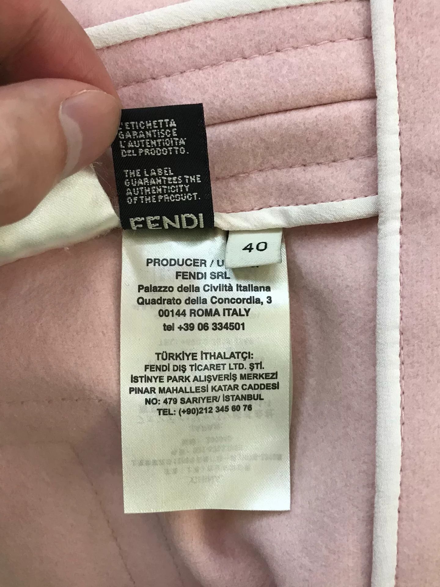 Fendi Fendi Wool Cashmere Coat Size S / US 4 / IT 40 - 8 Thumbnail