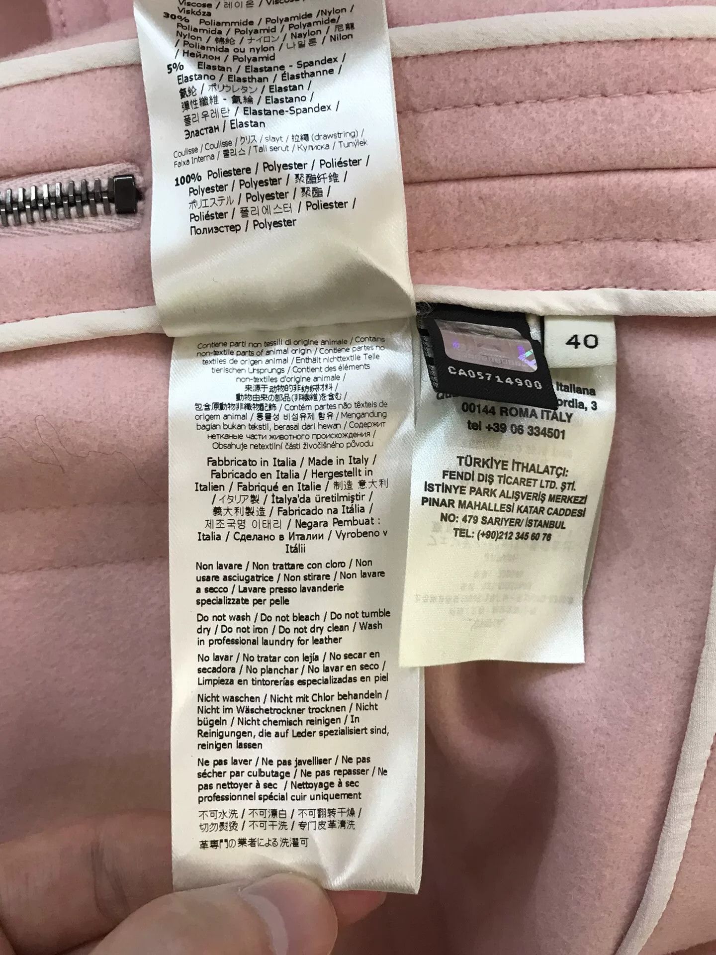 Fendi Fendi Wool Cashmere Coat Size S / US 4 / IT 40 - 6 Thumbnail