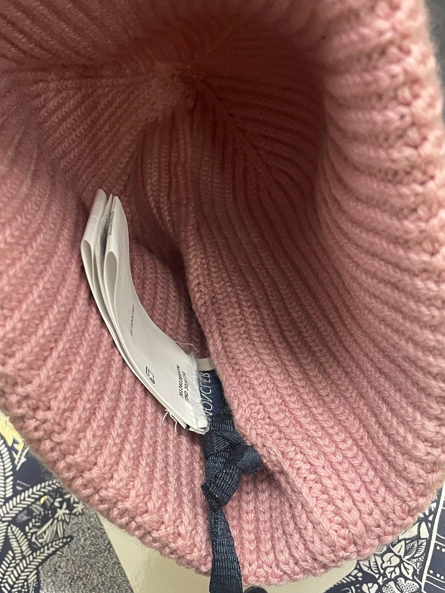 Moncler Moncler Pink Knit Beanie Size ONE SIZE - 5 Thumbnail